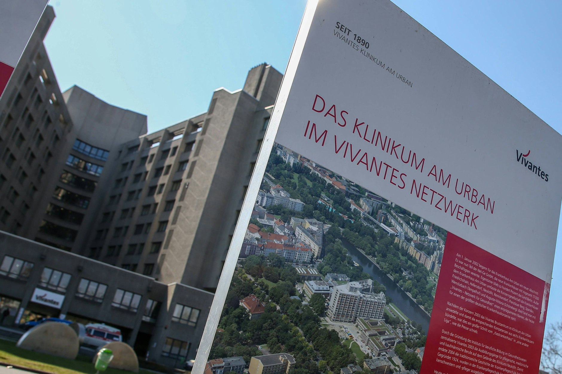 Auch das Klinikum Am Urban in Kreuzberg gehört zum Vivantes-Netzwerk.