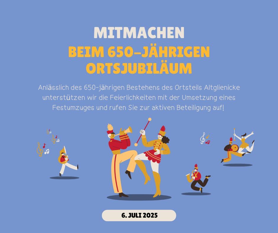 Altglienicke plant Festumzug zum 650-jährigen Bestehen
