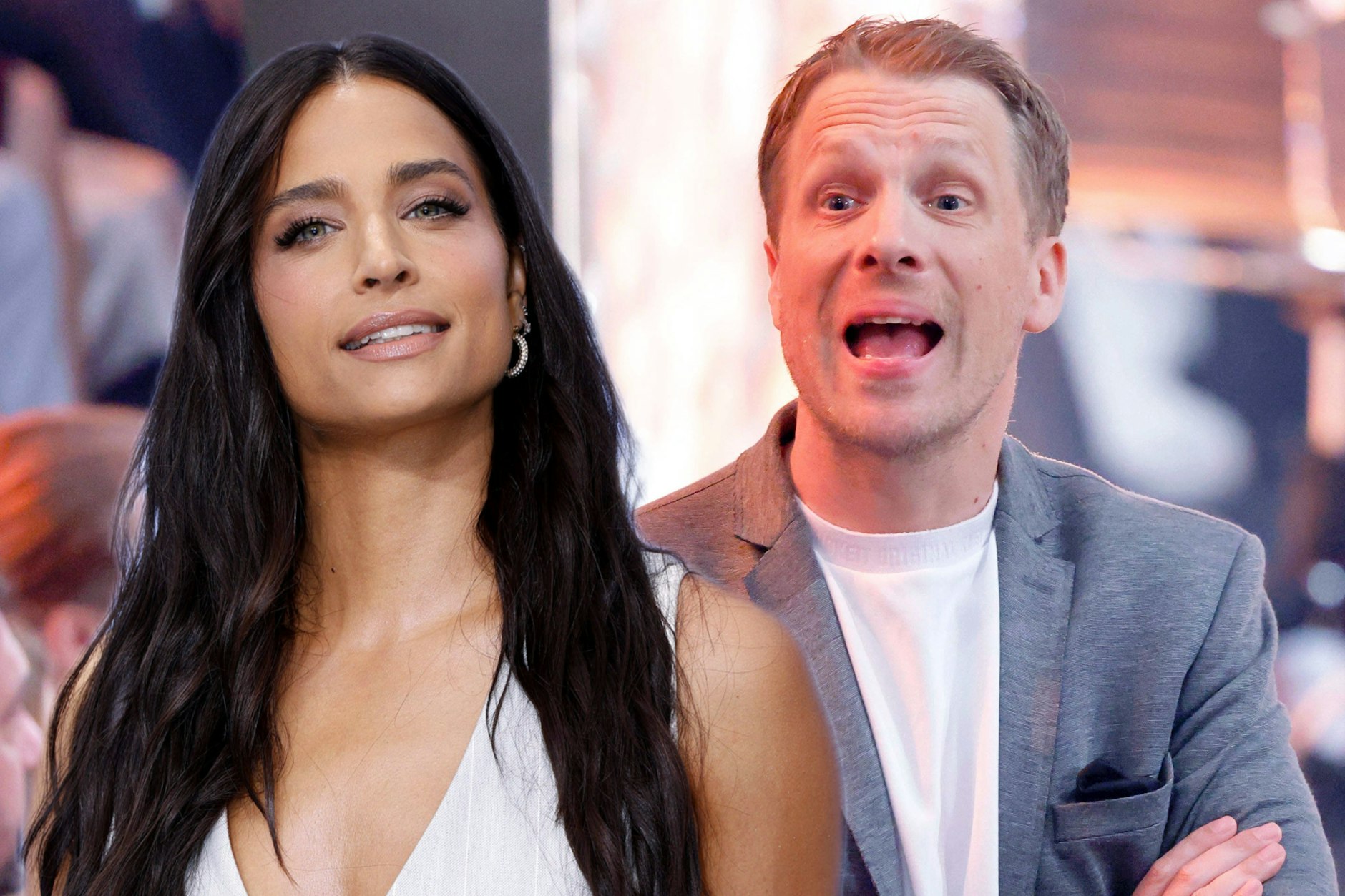 Amira Aly und Oliver Pocher