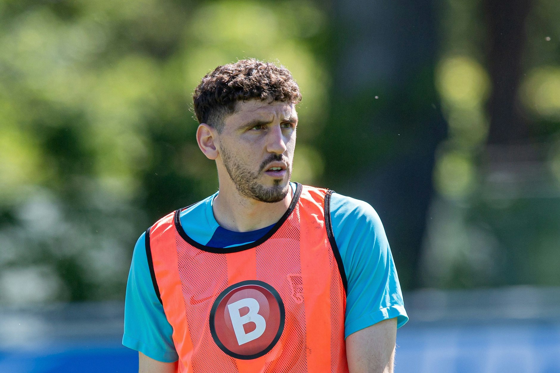 Blickt in eine ungewisse Zukunft: Verteidiger Agustin Rogel ist bei Hertha BSC nicht mehr gefragt.
