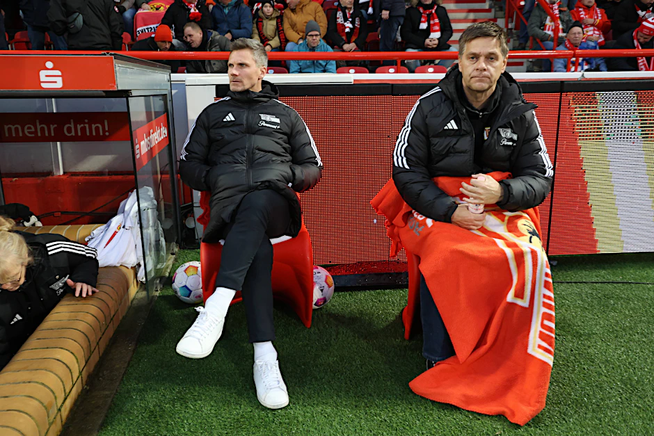 Michael Parensen (l.) erlebte beim 1. FC Union Berlin ein bitteres Ende, sein damaliger Vorgesetzter Oliver Ruhnert ist wieder da.