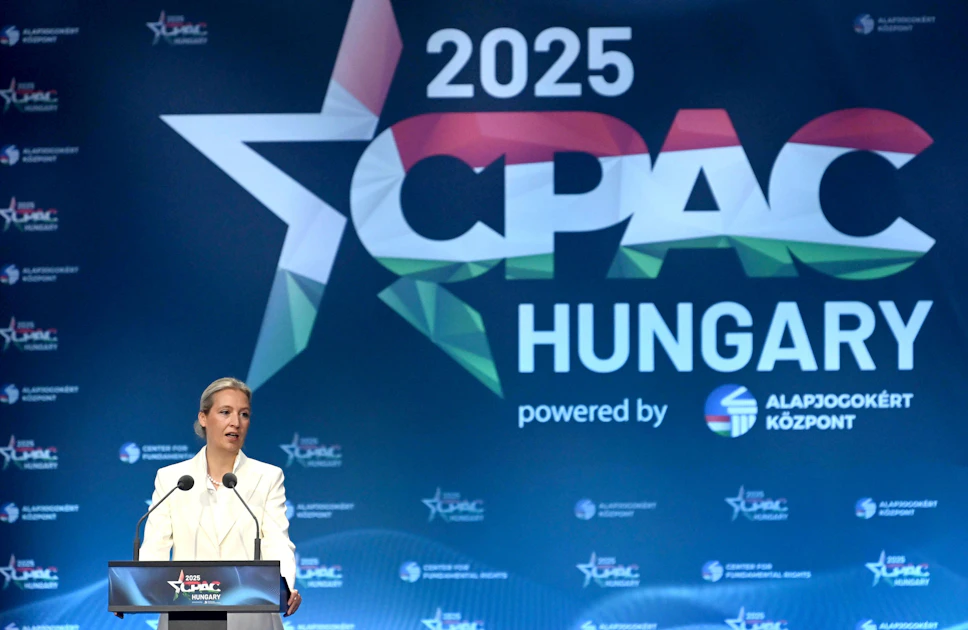 „Wind of Change": Alice Weidel rührt Ungarn zu Tränen