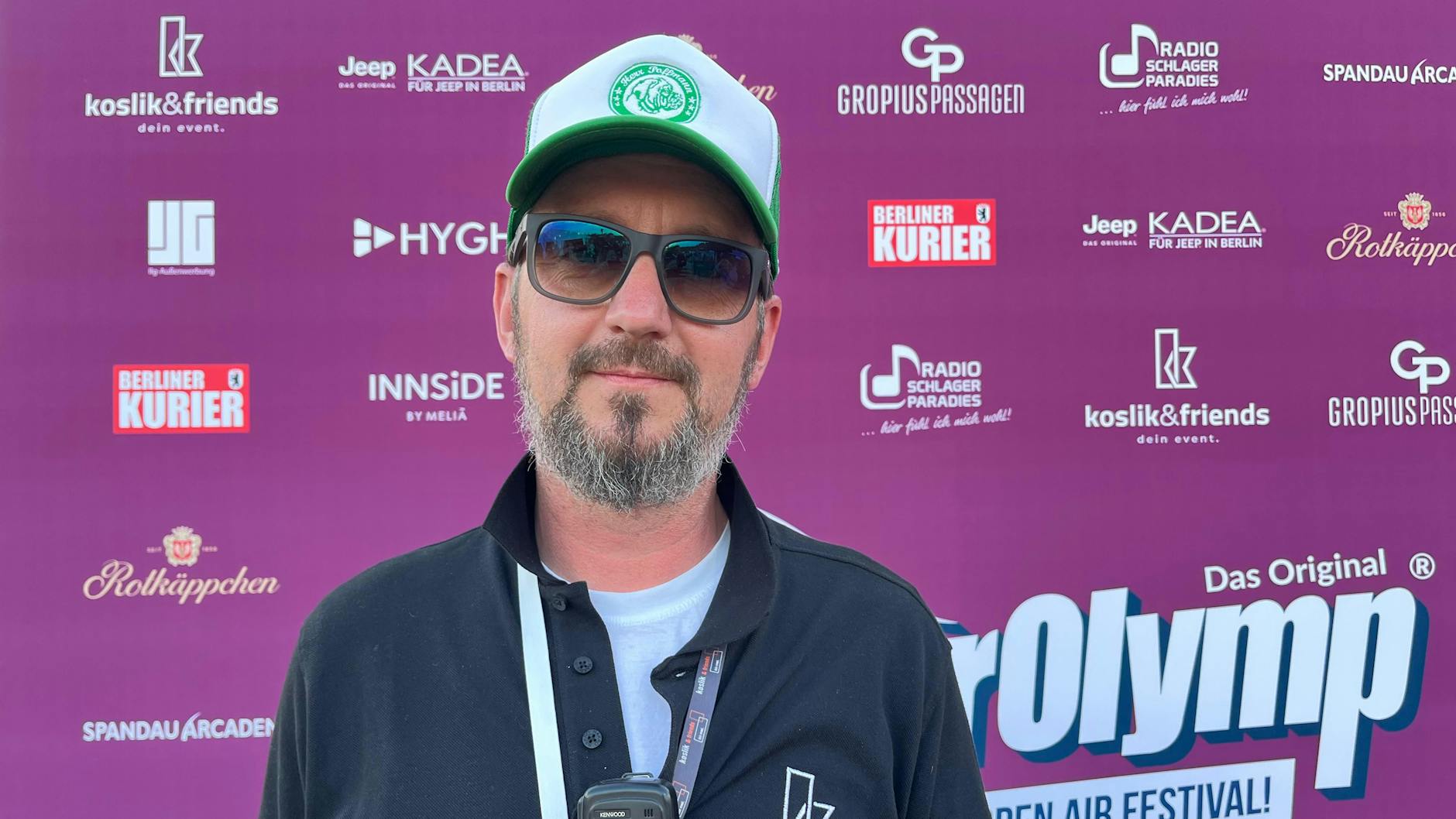 Martin Koslik ist der Veranstalter des SchlagerOlymp auf dem Zentralen Festplatz in Berlin. Er muss sich nun mit dem Internationalen Olympischen Komitee herumschlagen.