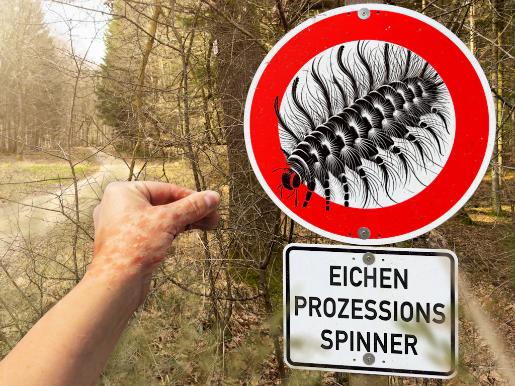 Absoluter Horror! Giftraupen in Berlin: DAS machen sie mit dem Körper
