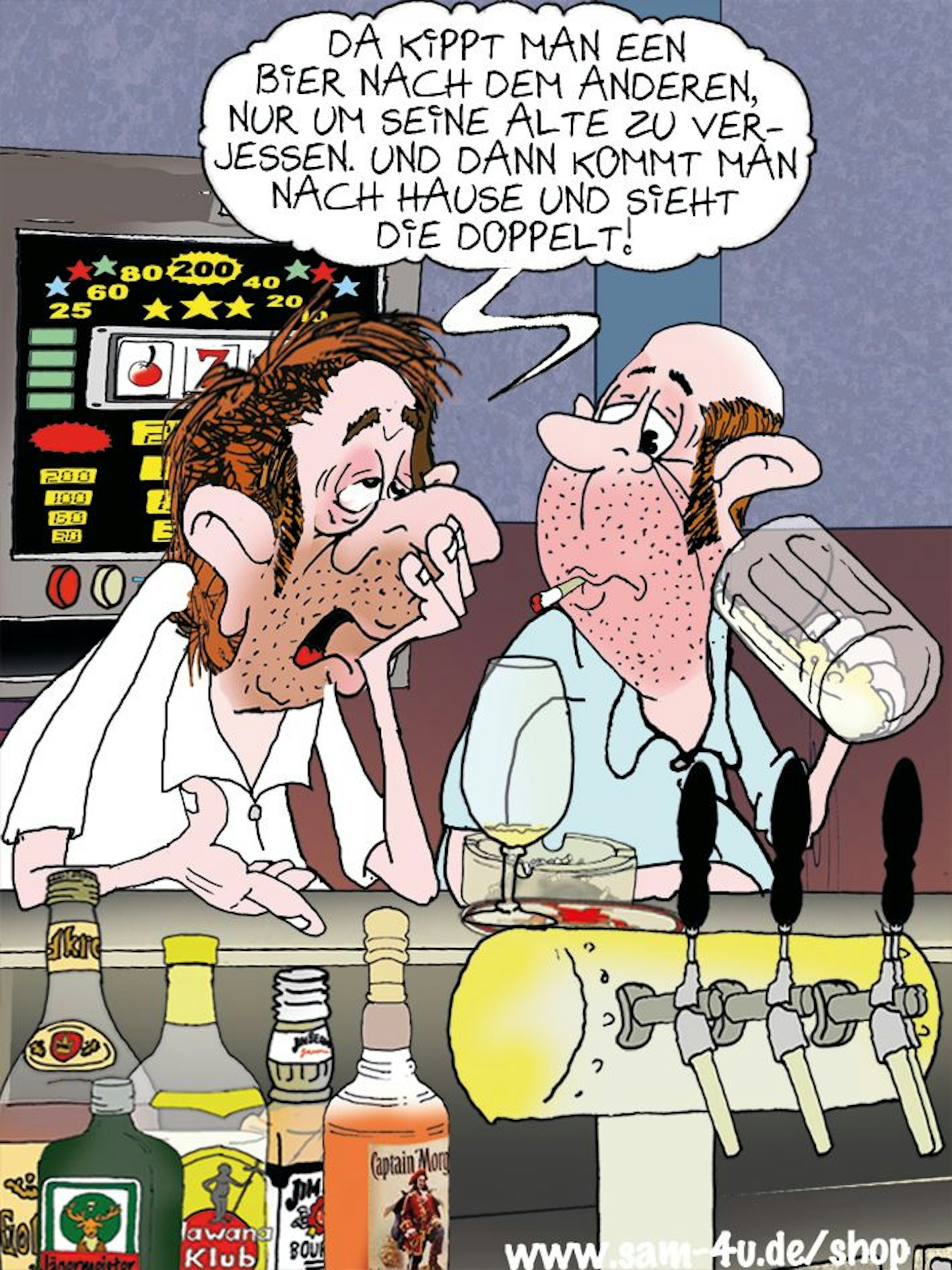 Lust auf den Cartoon des Tages? Das lustige Bild von Zeichner Sam Paff aus Berlin hat einen festen Platz in unserer Rubrik Witz des Tages.