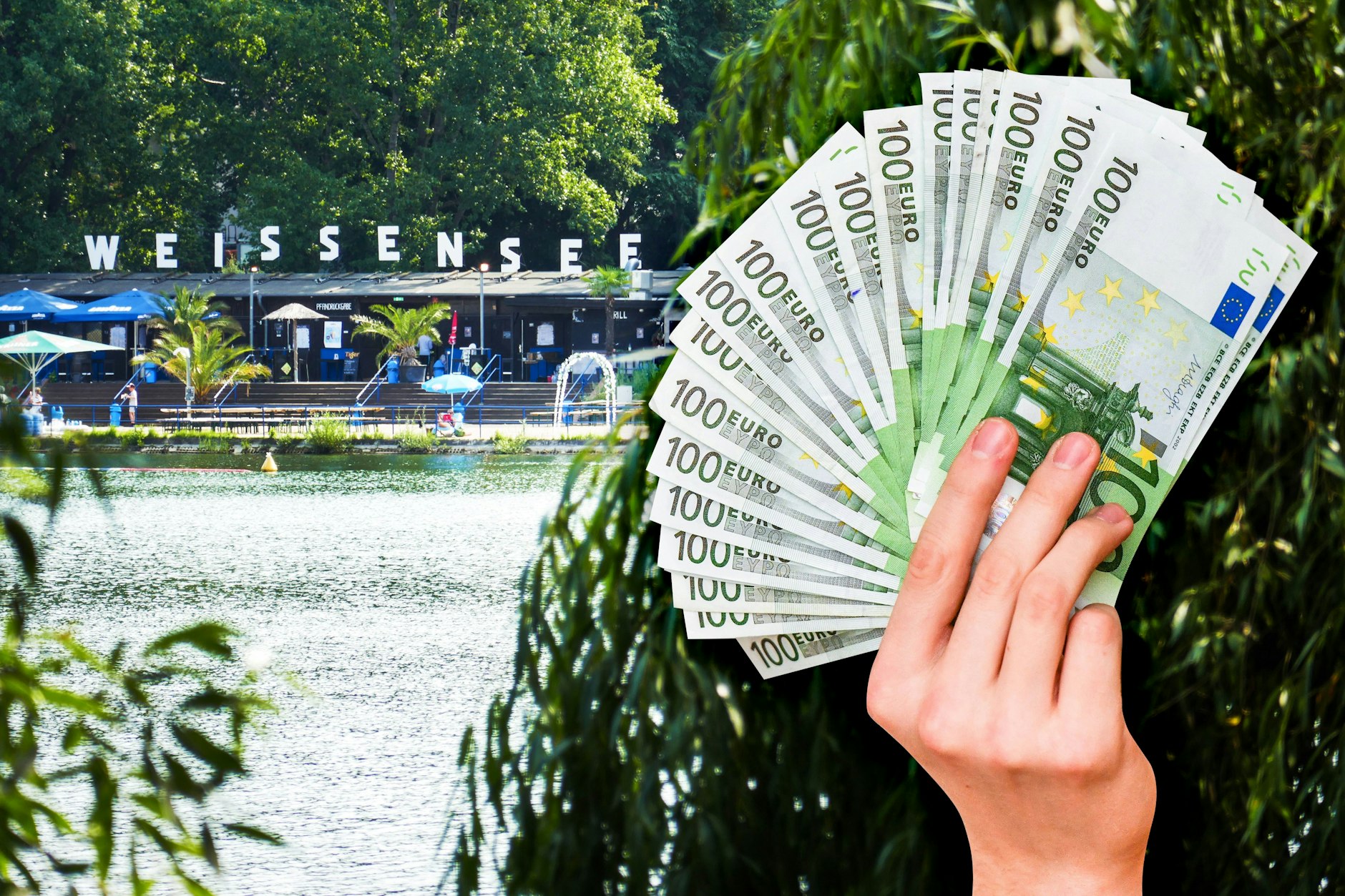 In die Hecke, die zukünftig den Weißen See abriegelt, soll ordentlich Geld fließen. Das Bundesamt für Bauwesen und Raumforschung hat einen Betrag in Millionenhöhe veranschlagt.