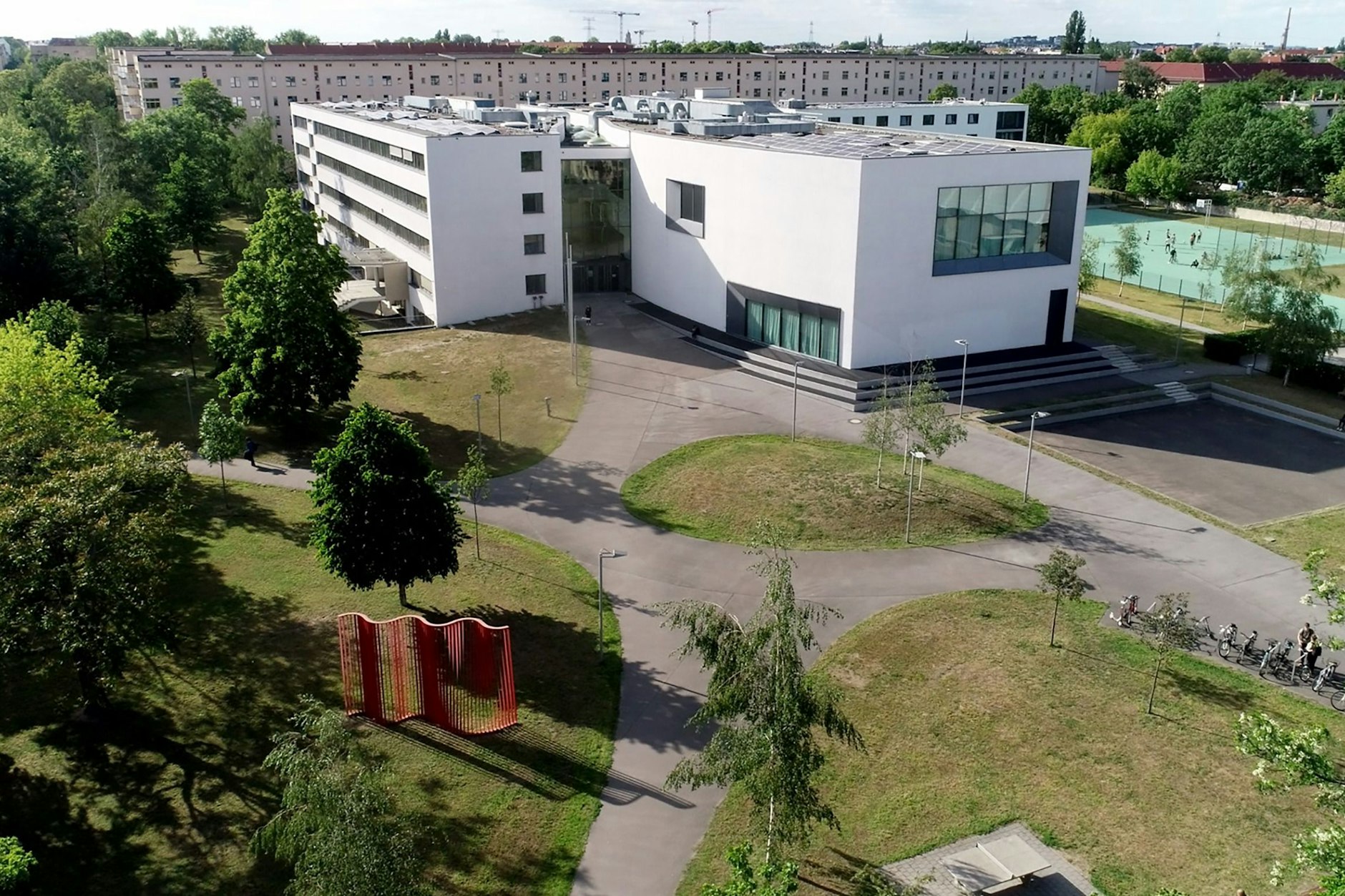 Staatliche Ballettschule Berlin, Luftaufnahme, 2018