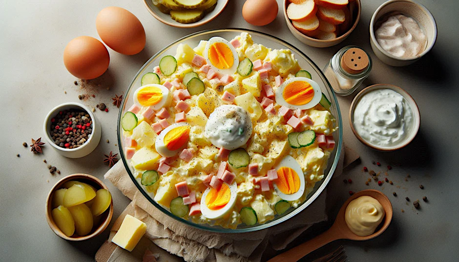Der 7-Tassen-Salat ist ein echter Klassiker fürs Grill-Büfett. Er ist schnell gemacht – und das Rezept kann an jeden Geschmack angepasst werden!