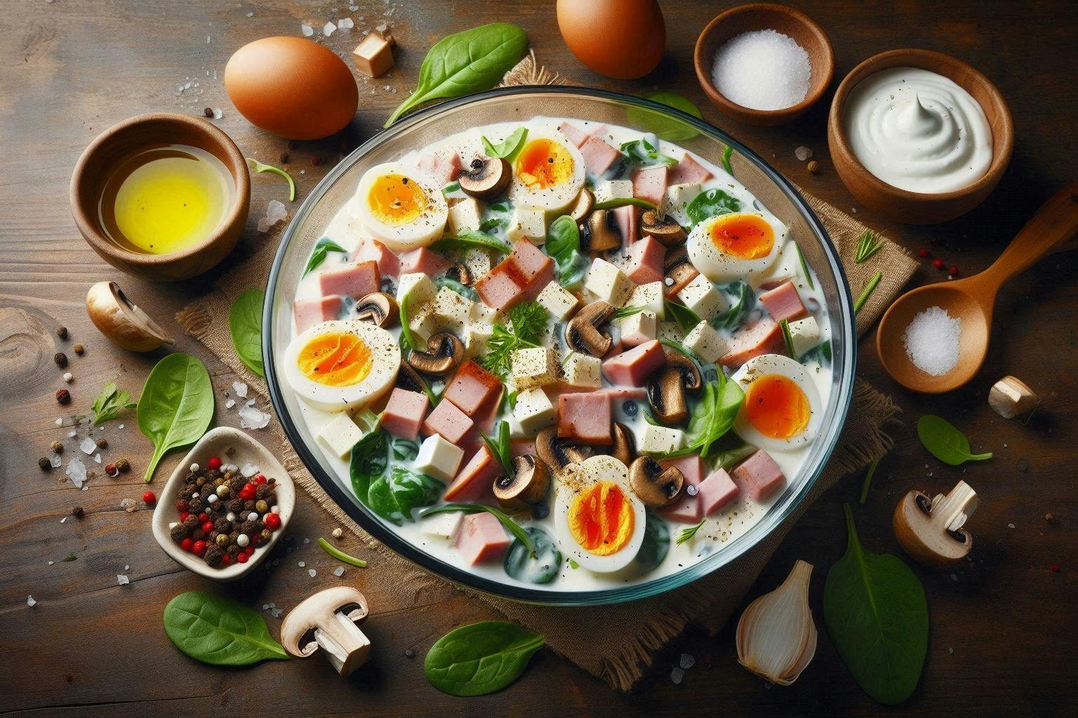 Frisch, leicht, lecker und proteinreich: Der 5-Tassen-Salat passt perfekt zu einem Grillabend.