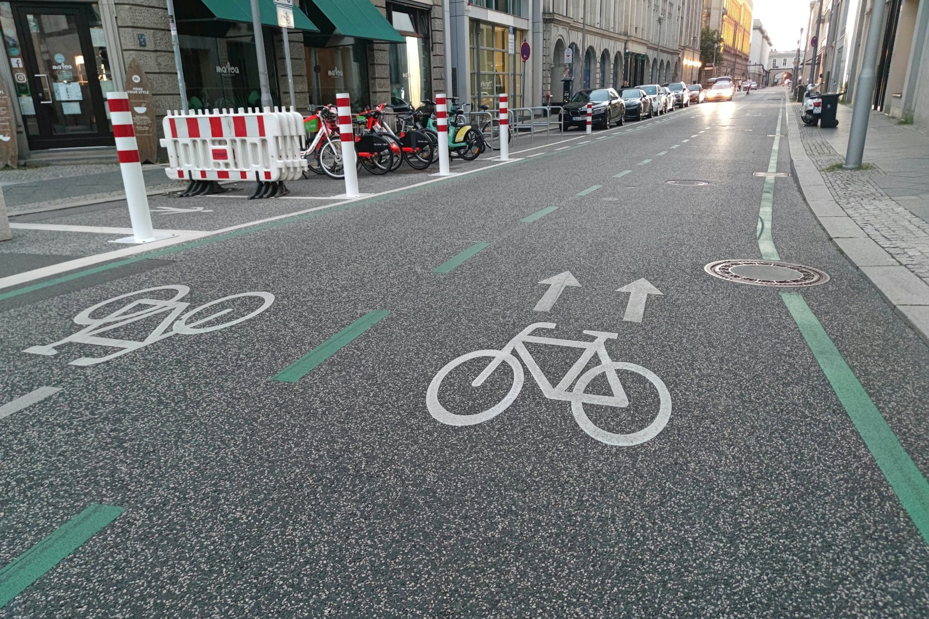 Fahrradstraße in Berlin: Die „Opern-Route“ im Karl-August-Kiez in Charlottenburg-Wilmersdorf sorgt derzeit für Diskussionen.