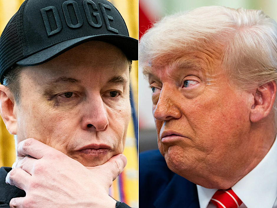 Tech-Milliardär Elon Musk und US-Präsident Donald Trump