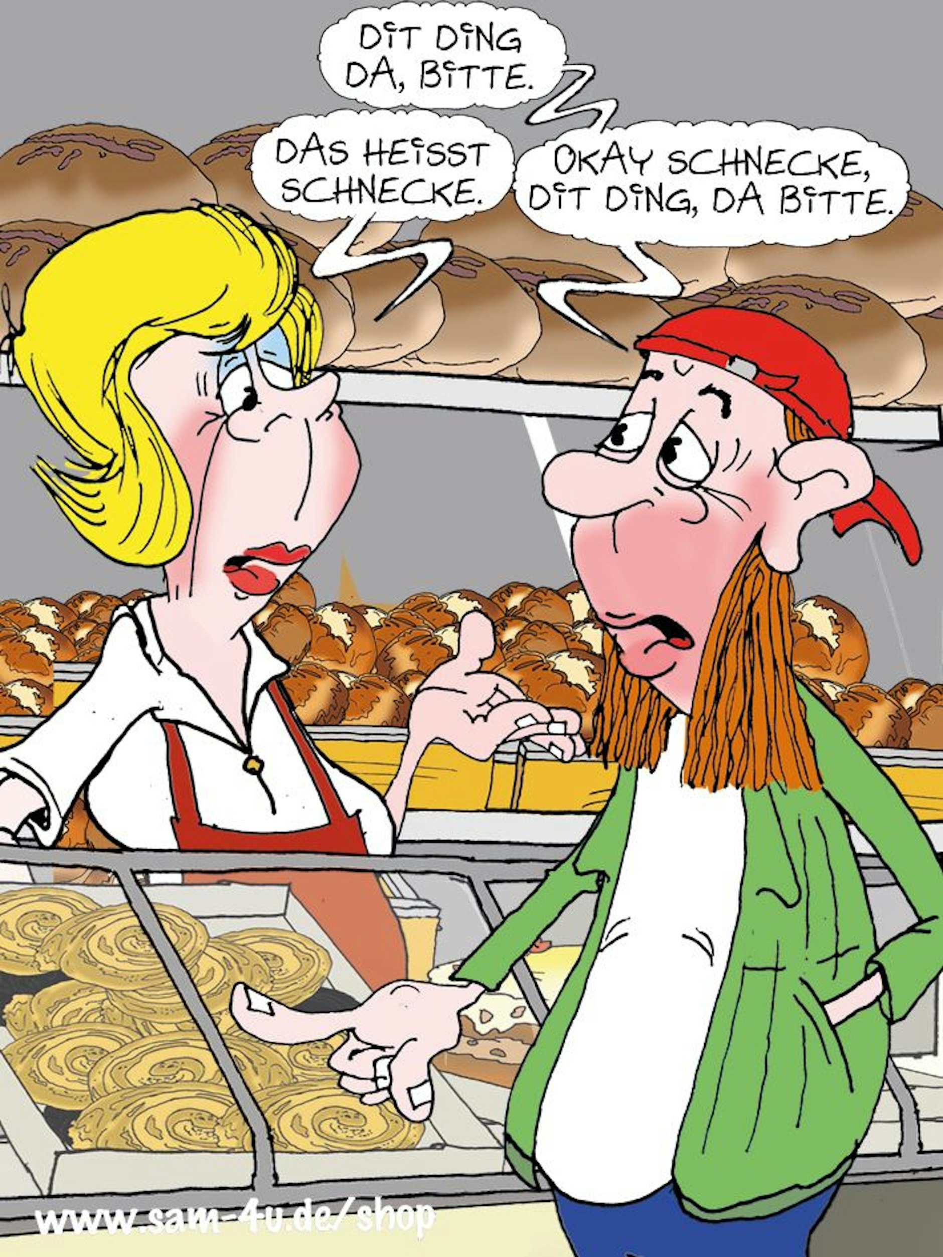 Der Cartoon des Tages kommt jeden Tag von Zeichner Sam Paff aus Berlin - und bereichert unsere beliebte Rubrik Witz des Tages!