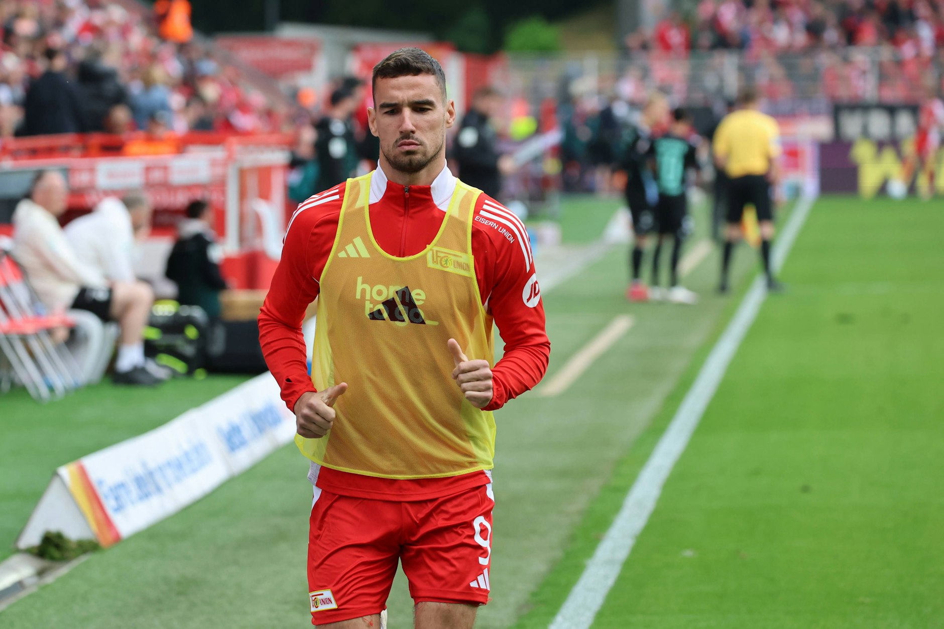 Stürmer Ivan Prtajin funktionierte beim 1. FC Union nicht. Sein Stammplatz war die Bank, häufig durfte er sich nur warmlaufen.