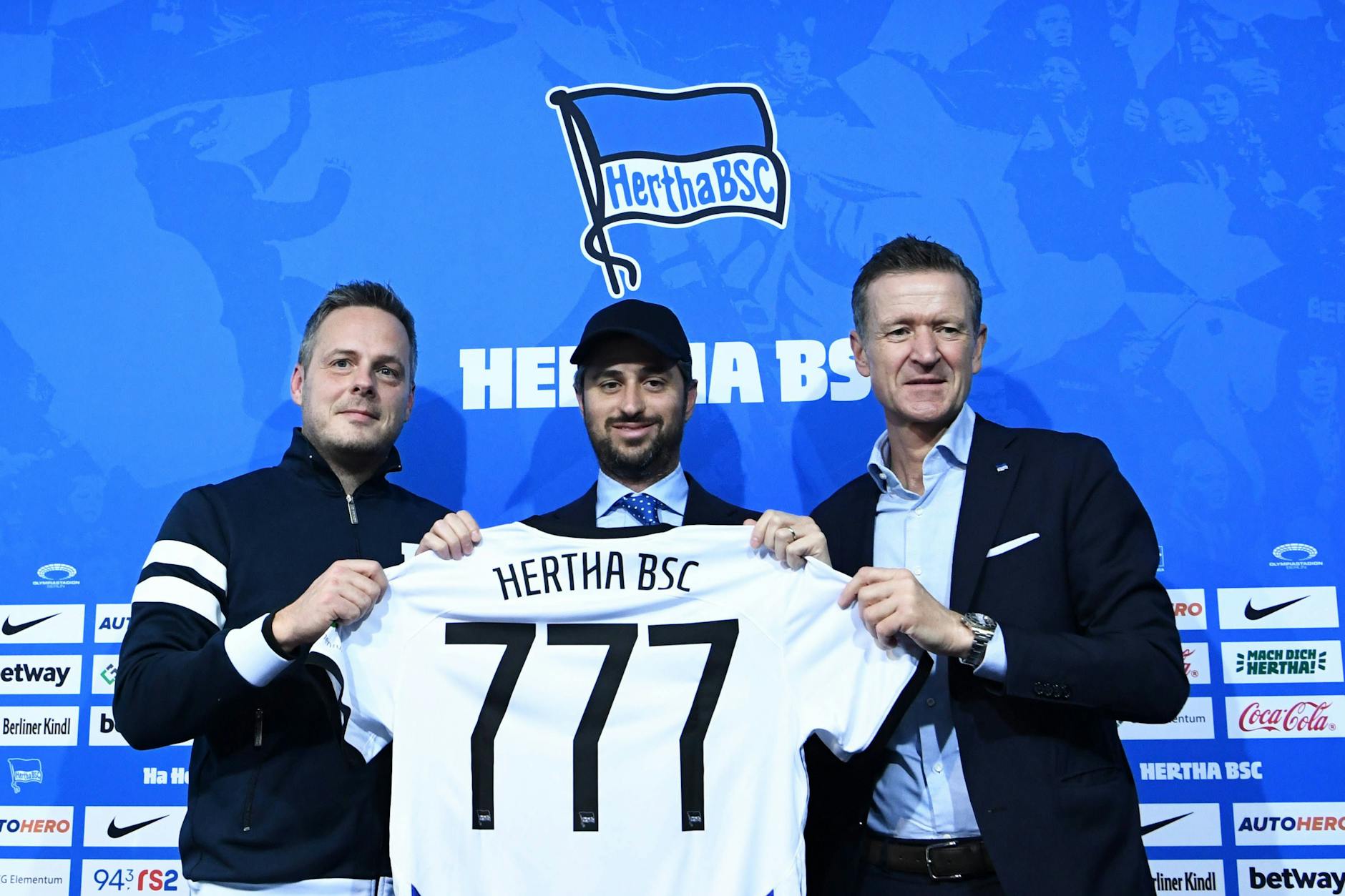 Im Februar machten der verstorbene Präsident Kay Bernstein (l.), Ex-Geschäftsführer Tom Herrich den Investoren-Deal mit 777-BOss Josh Wander klar.