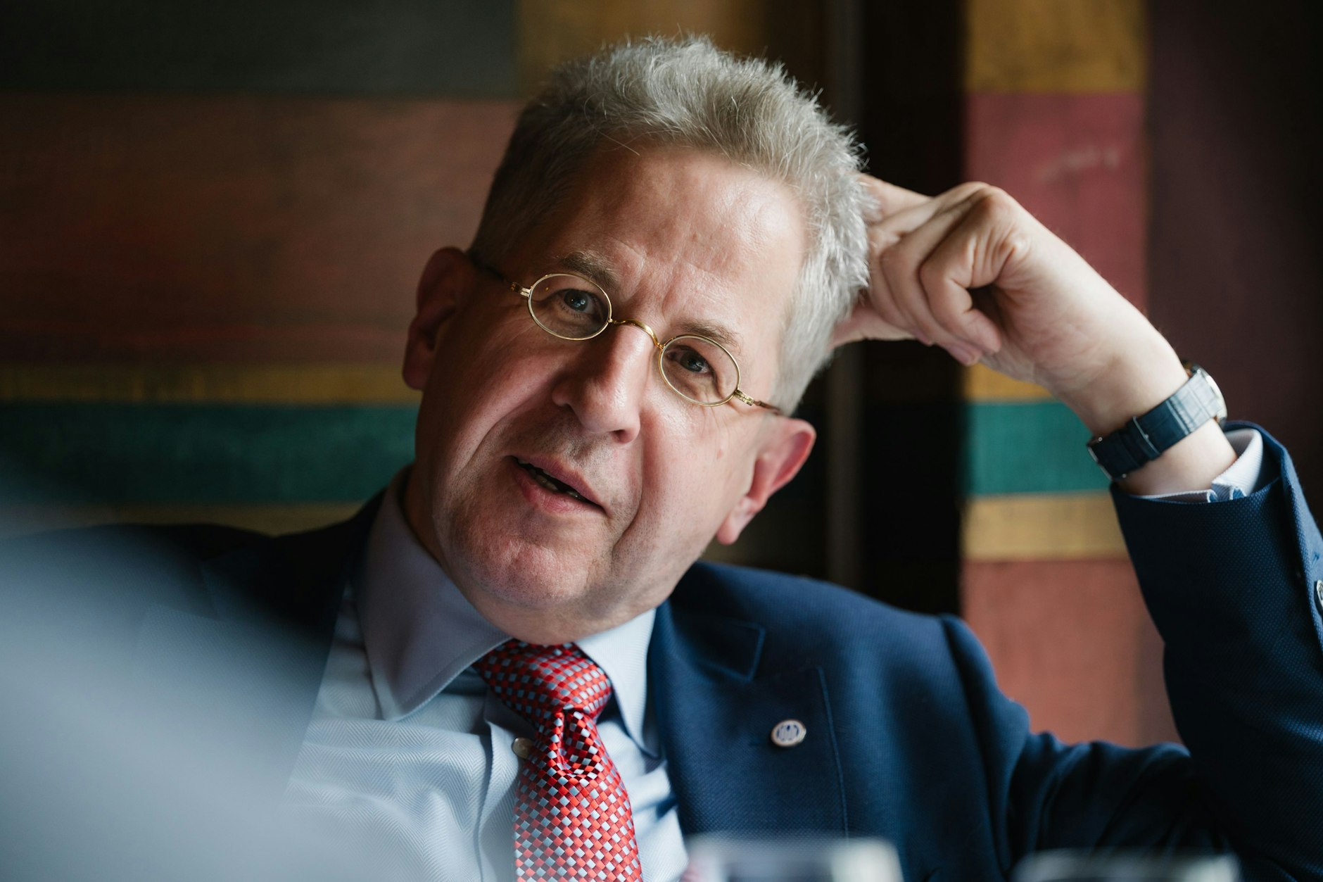 Früher Verfassungsschutz-Präsident, jetzt steht er selbst unter Beobachtung: Hans-Georg Maaßen im Gespräch.