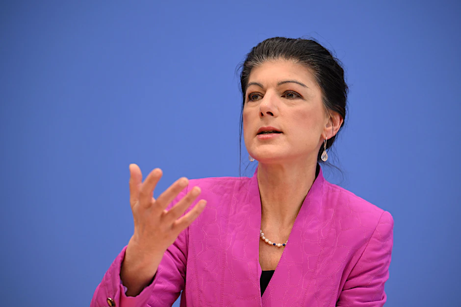 Die BSW-Vorsitzende Sahra Wagenknecht
