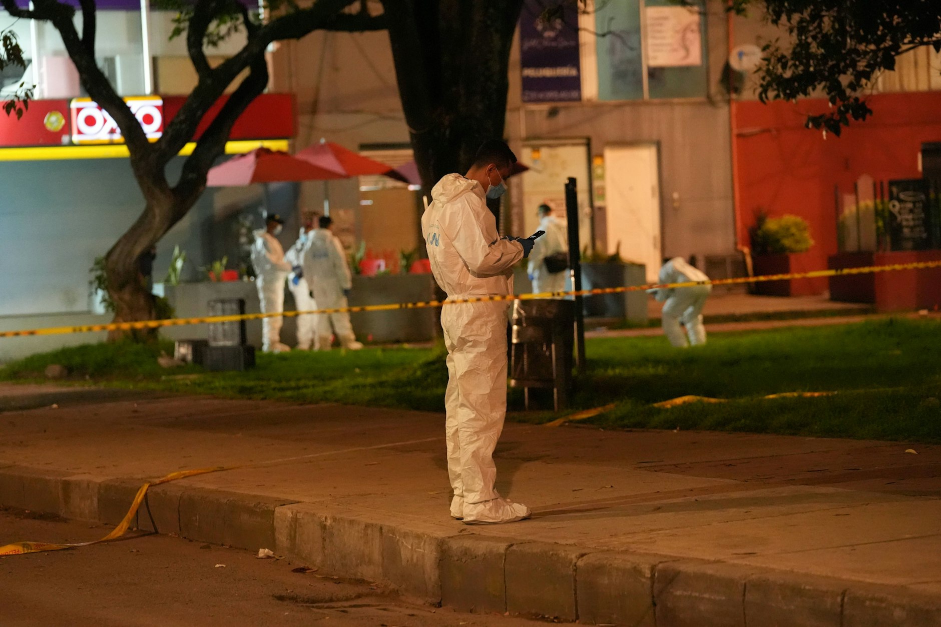 Bogotá, Kolumbien, 07. Juni 2025: Hier wurde Senator Miguel Uribe am Stadtteil Modelia am Samstag angeschossen und schwer verletzt.