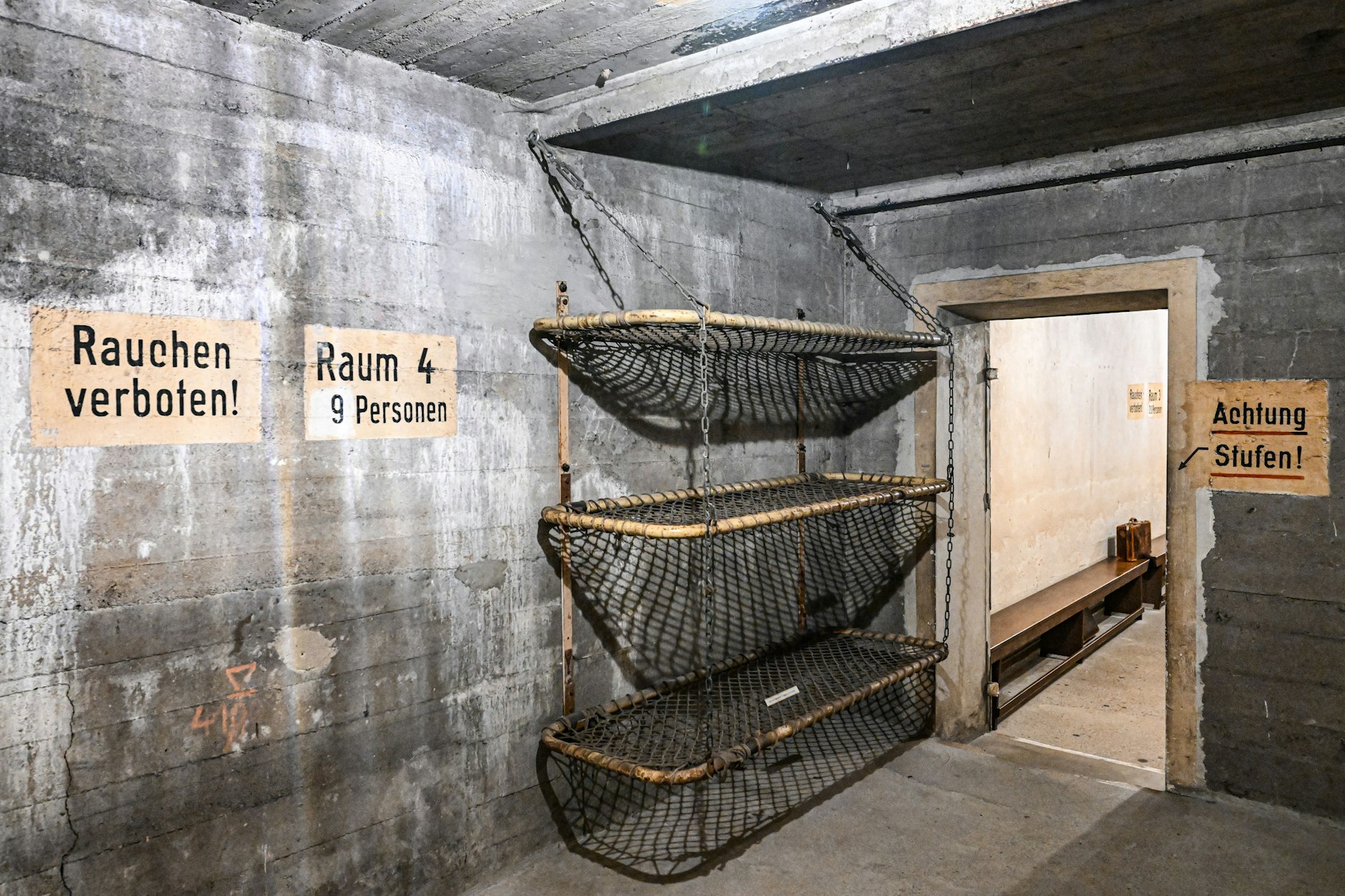 Symbolfoto von den Unterwelten in Berlin – Bunker am Bahnhof Gesundbrunnen.
