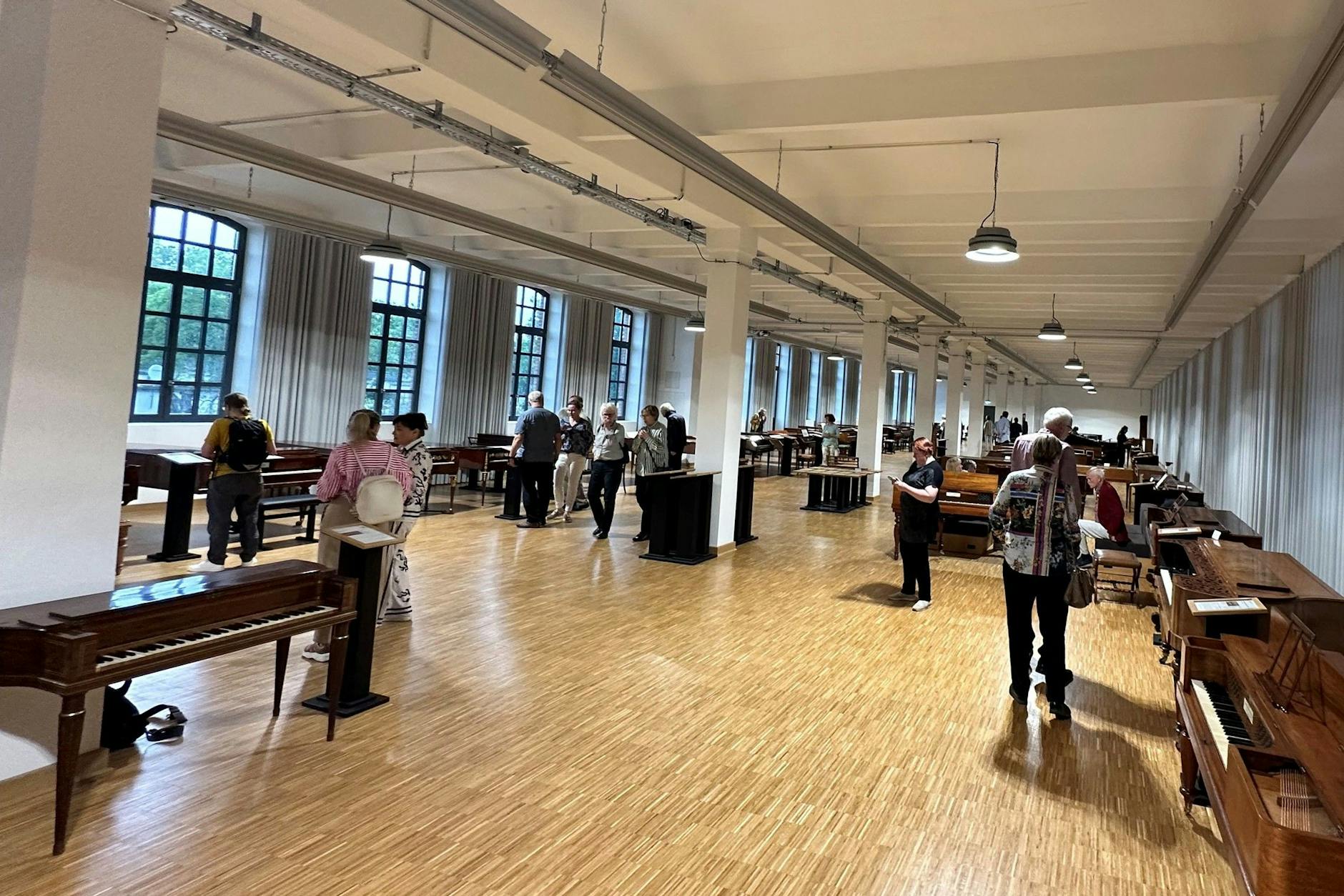 Die lange Nacht des Klaviers in der Sammlung historischer Tasteninstrumente der Carl Bechstein Stiftung in Spandau.