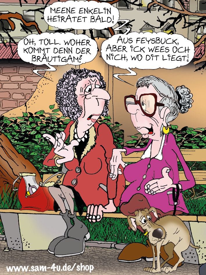 Immer pfiffig, immer lustig: Der Cartoon des Tages von Zeichner Sam Paff aus Berlin hat inzwischen einen festen Platz in unserer Rubrik Witz des Tages.