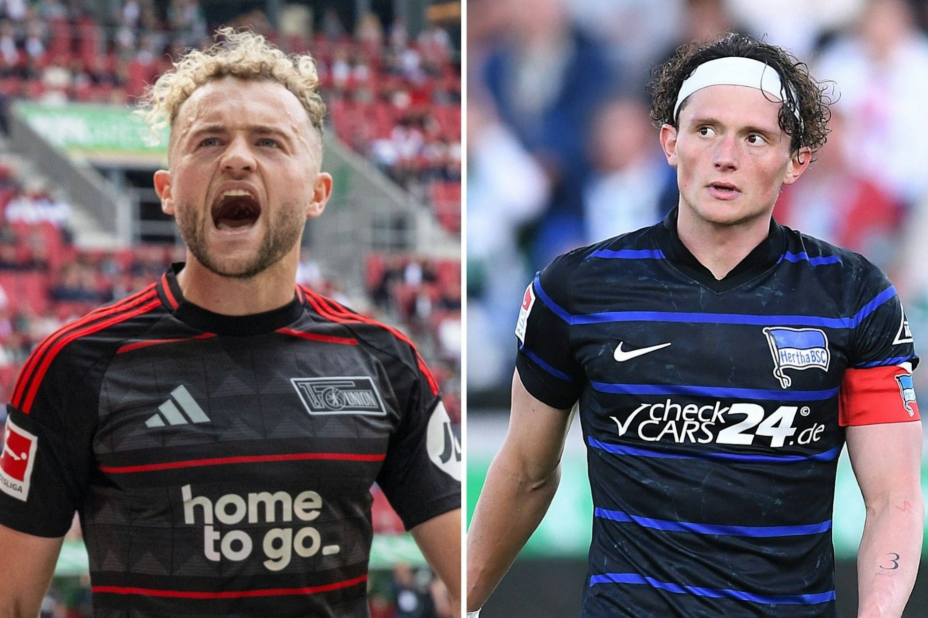 Noch-Union-Stürmer Benedict Hollerbach und Hertha-Angreifer Fabian Reese haben gute Chancen, Berlins Fußballer des Jahres 2025 zu werden.