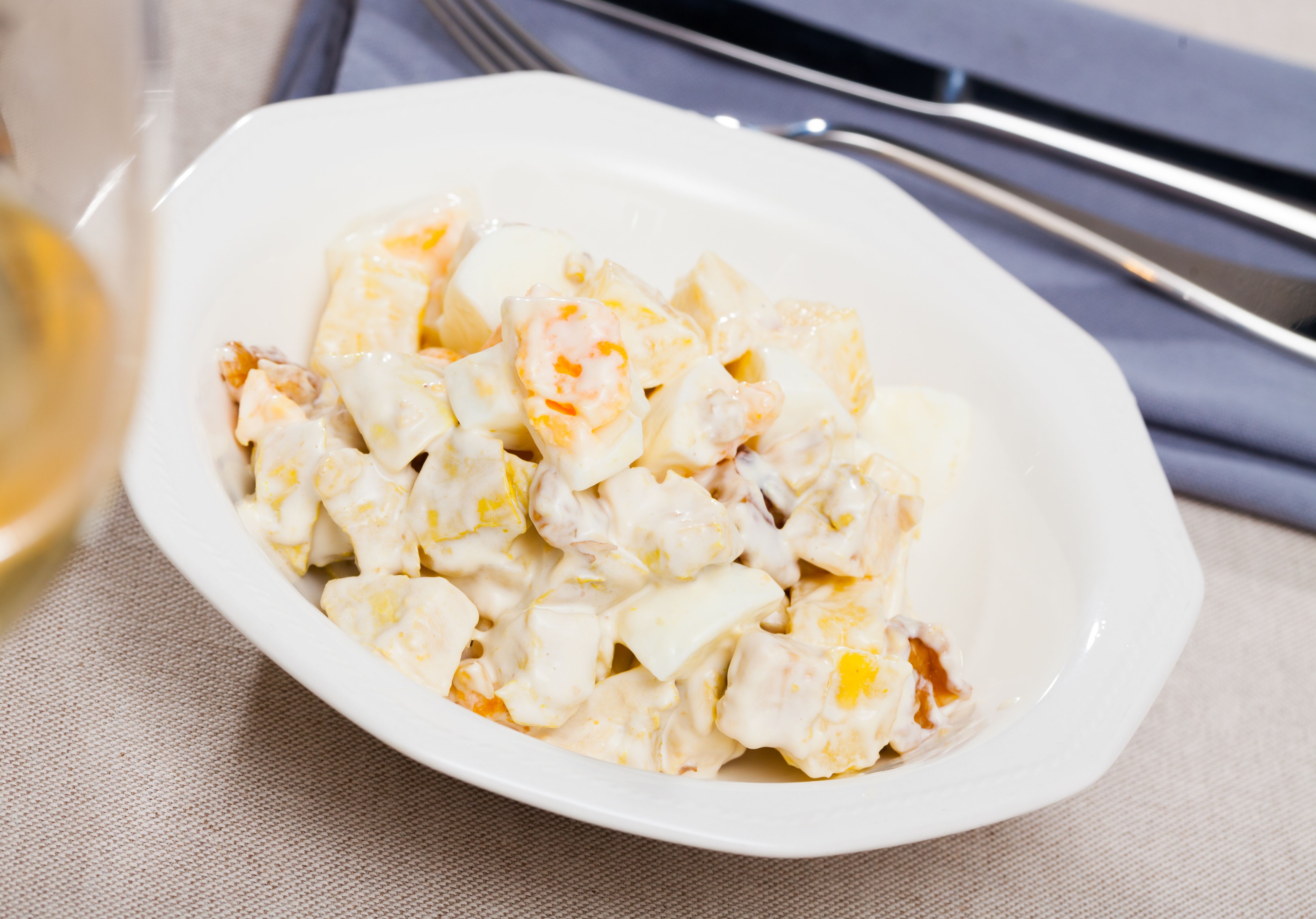 Cremiger Hühnersalat nach dem Rezept von DDR-Koch Kurt Drummer