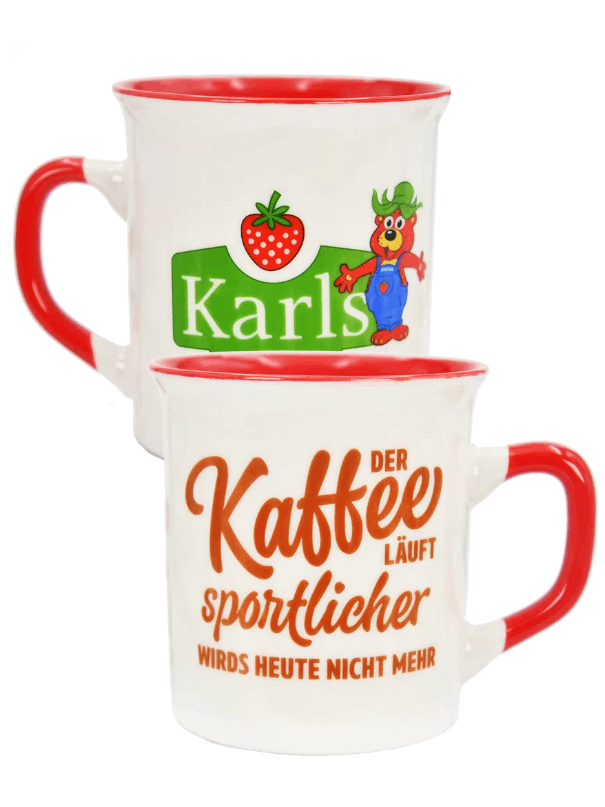 Das Objekt der Begierde: Der „Karls-Becher“ ist nicht irgendein Becher. Aus ihm trank sogar Brad Pitt. Nur 2,50 Euro kostet das Stück, doch schon das scheint einigen zu teuer zu sein.
