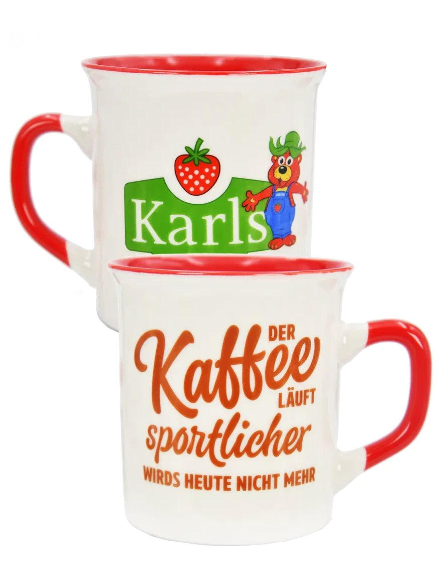 Das Objekt der Begierde: Der „Karls-Becher“ ist nicht irgendein Becher. Aus ihm trank sogar Brad Pitt. Nur 2,50 Euro kostet das Stück, doch schon das scheint einigen zu teuer zu sein.