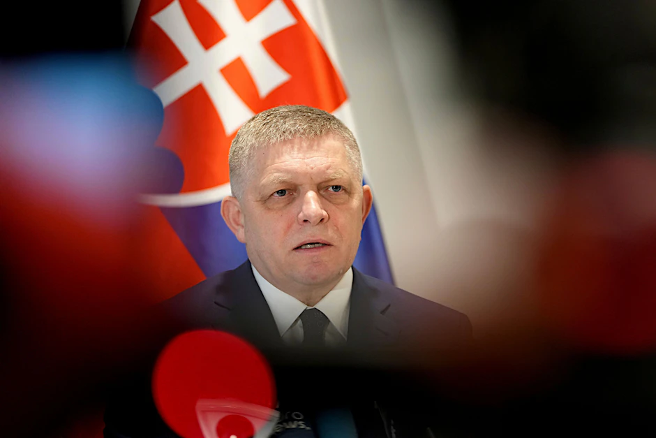 Der slowakische Ministerpräsident Robert Fico 
