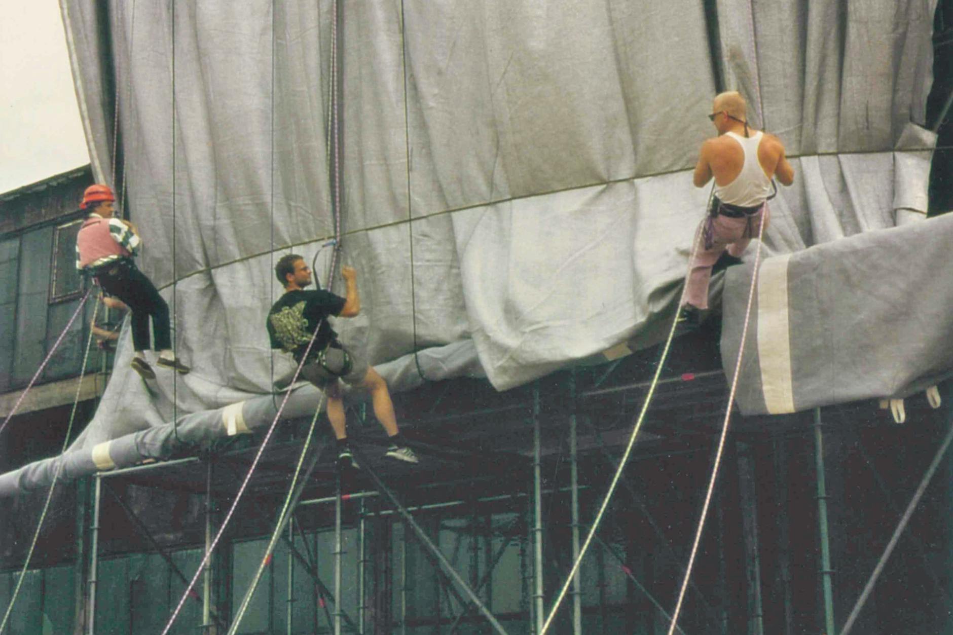 A destruição do Reichstag foi um grande momento para os alpinistas.
