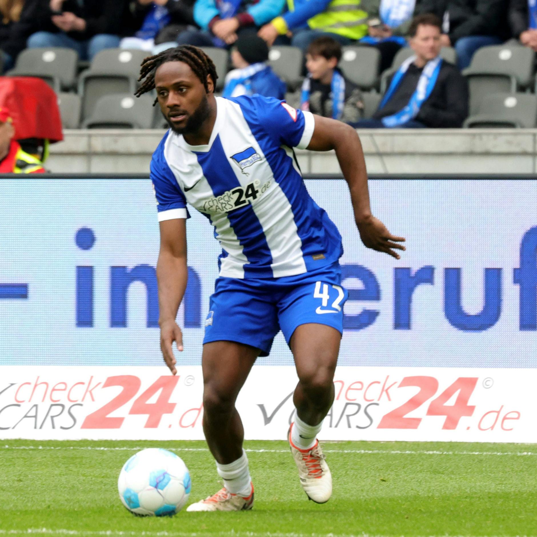 Publikumsliebling bei Hertha BSC: Deyo Zeefuik bekommt mit Julian Eitschberger einen starken Konkurrenten.