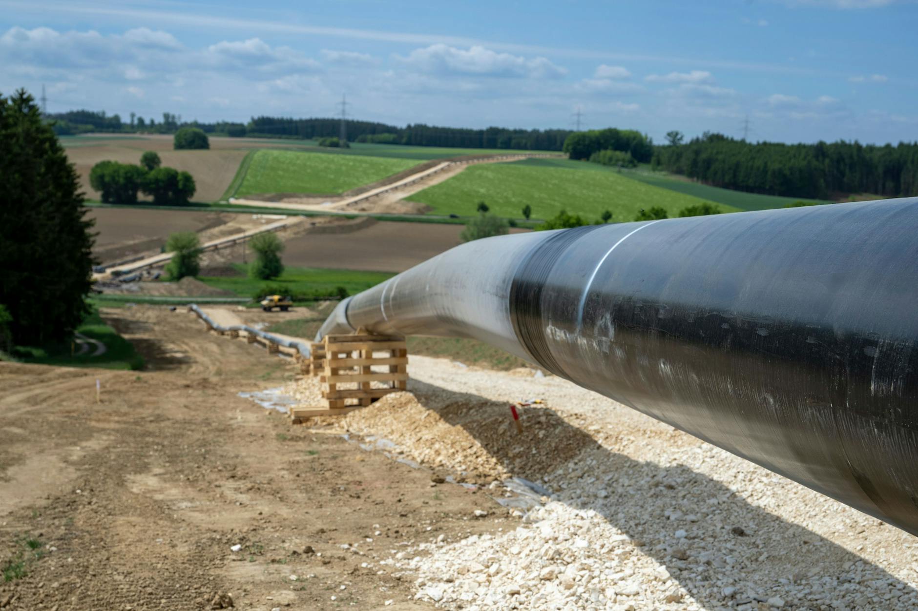Das Wasserstoff-Kernnetz in Deutschland nimmt Gestalt an: Die Gas-Pipeline „Augusta“ in Bayern soll irgendwann auch Wasserstoff transportiert können.