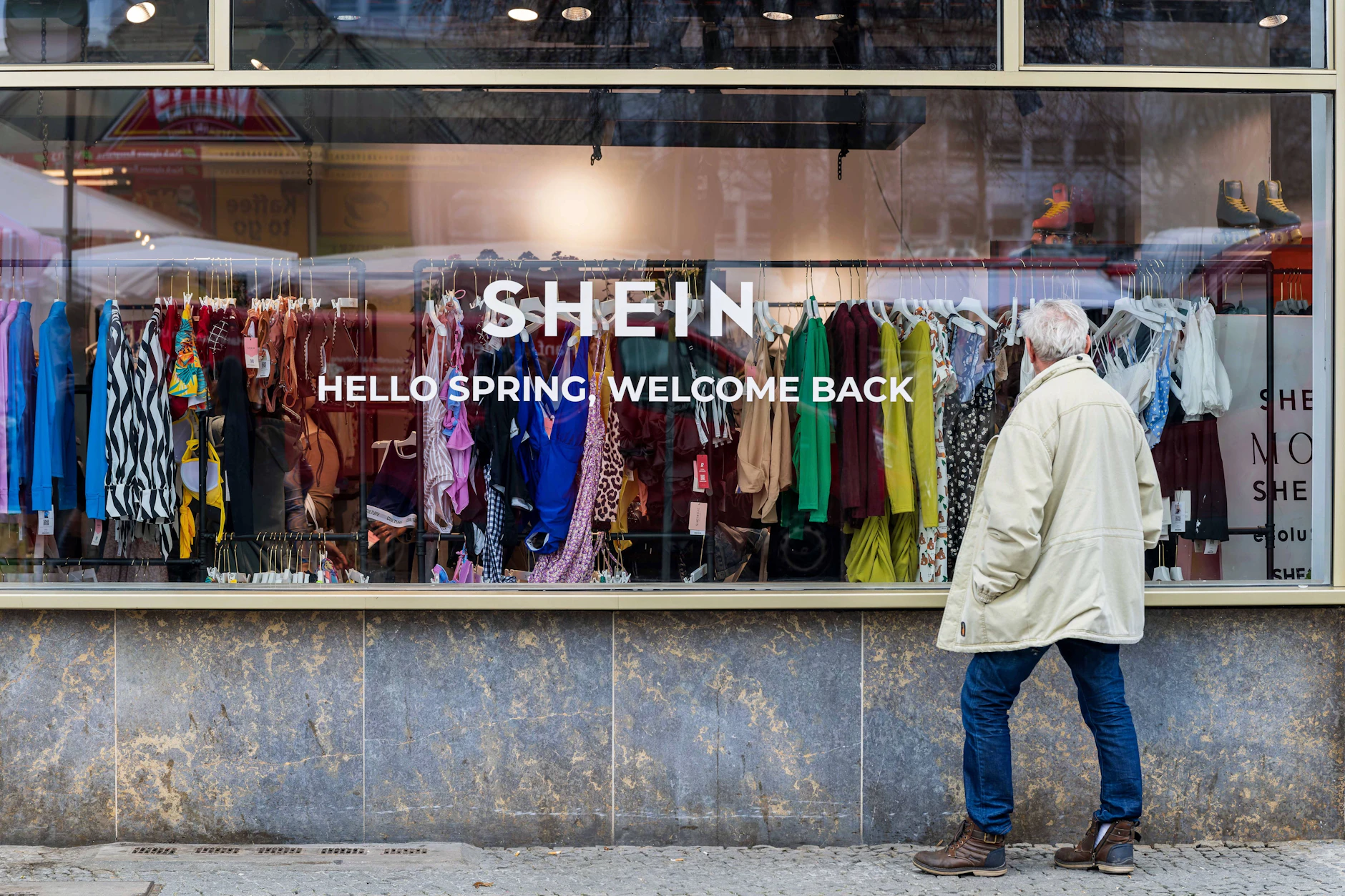 Pop-up-Store in Charlottenburg: Auch in Berlin hatte der chinesische Konzern Shein ein Geschäft.