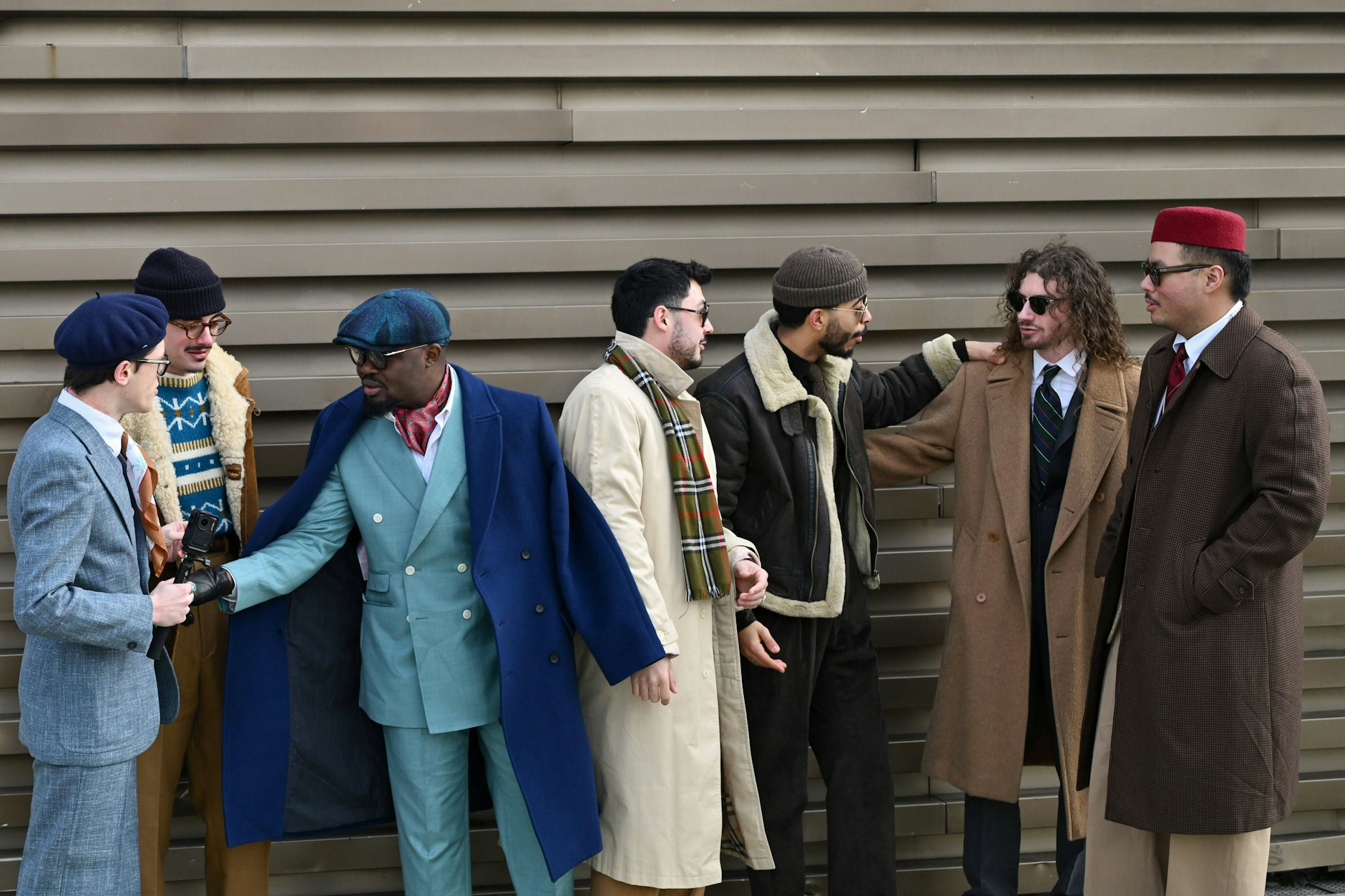 Dafür ist die Pitti vielen bekannt: Perfekt gestylte Männer in einwandfrei sitzenden Maßanzügen.