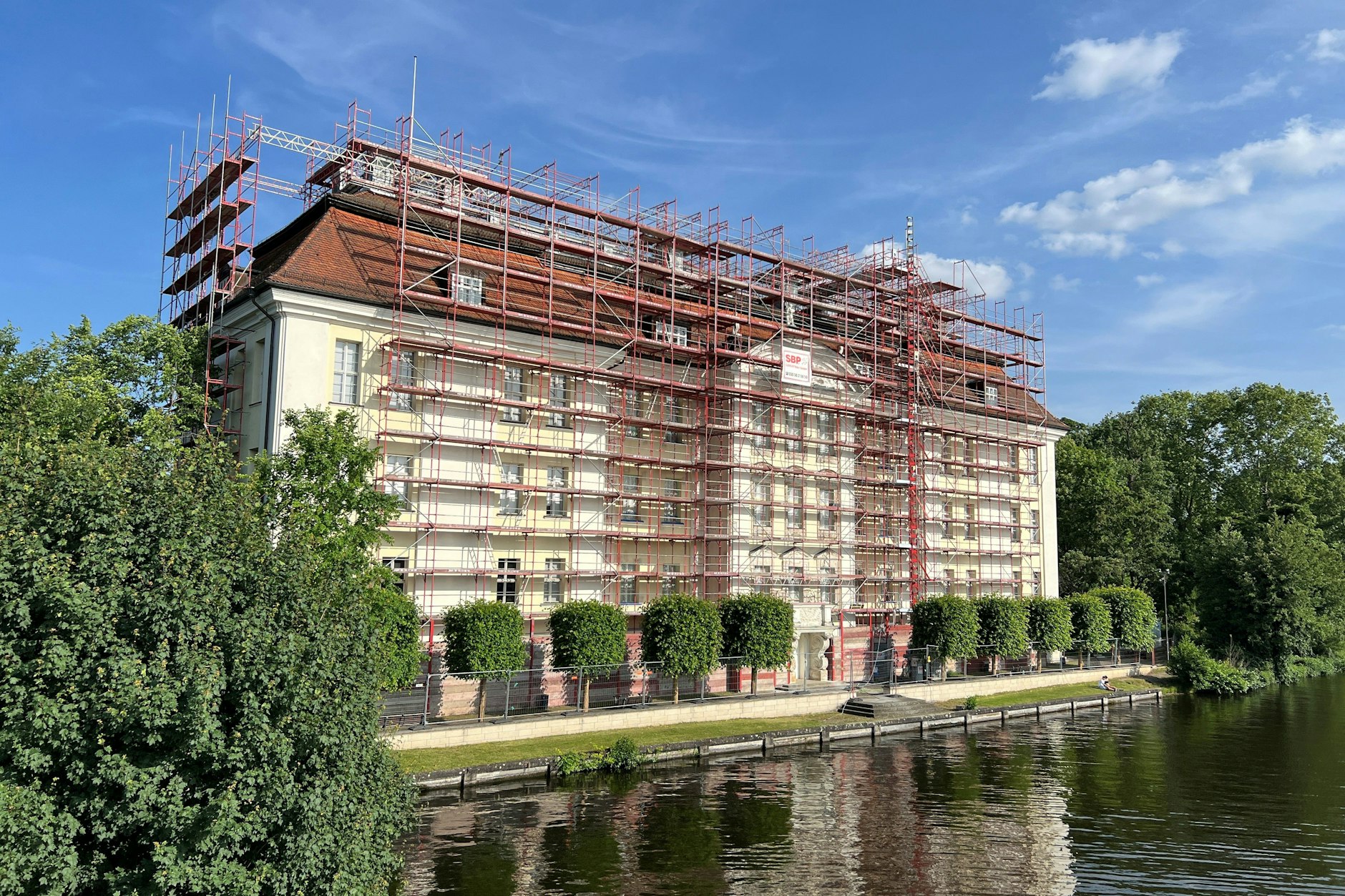 Das Schloss Köpenick wird seit Monaten aufwendig restauriert.