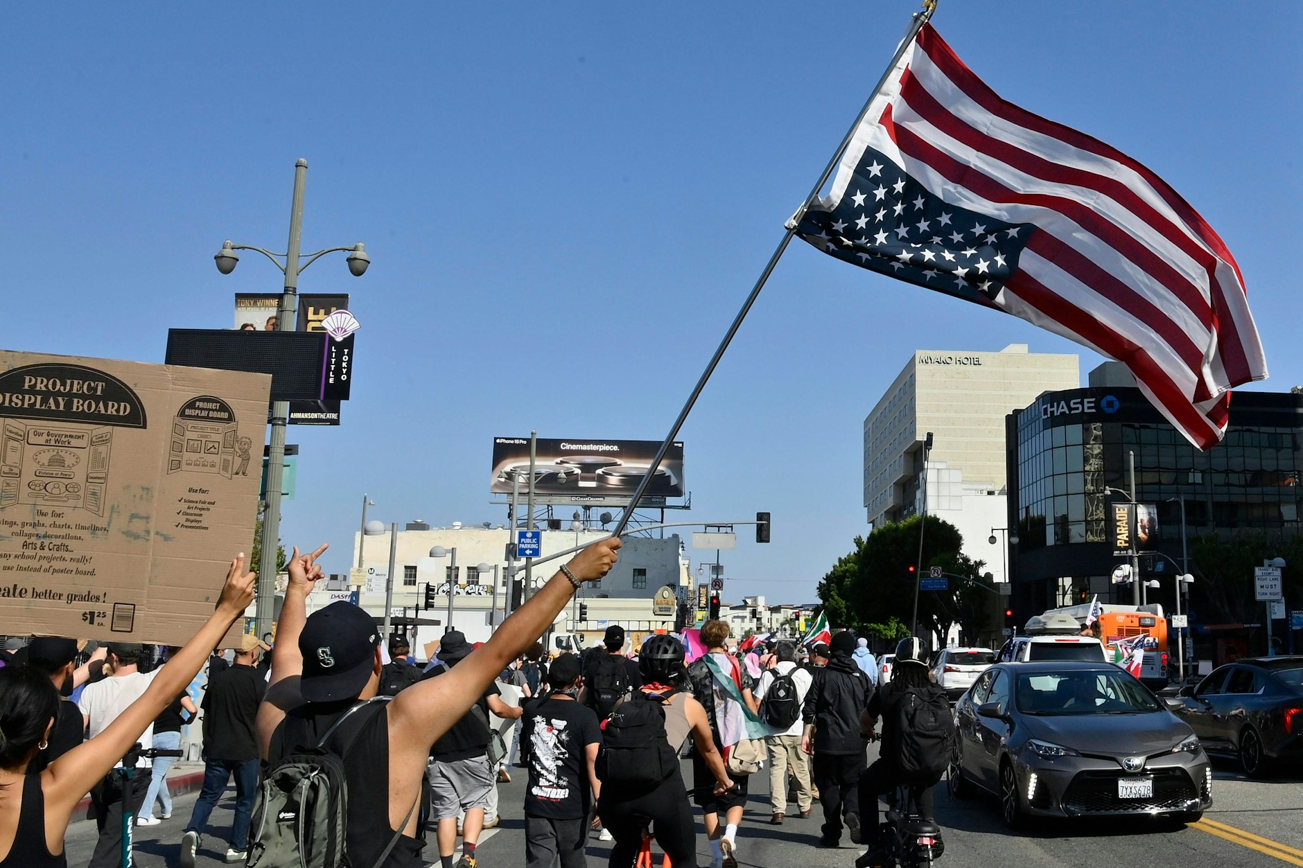 In Los Angeles kam es in den vergangenen Tagen vermehrt zu Protesten gegen die Migrationspolitik von US-Präsident Donald Trump.