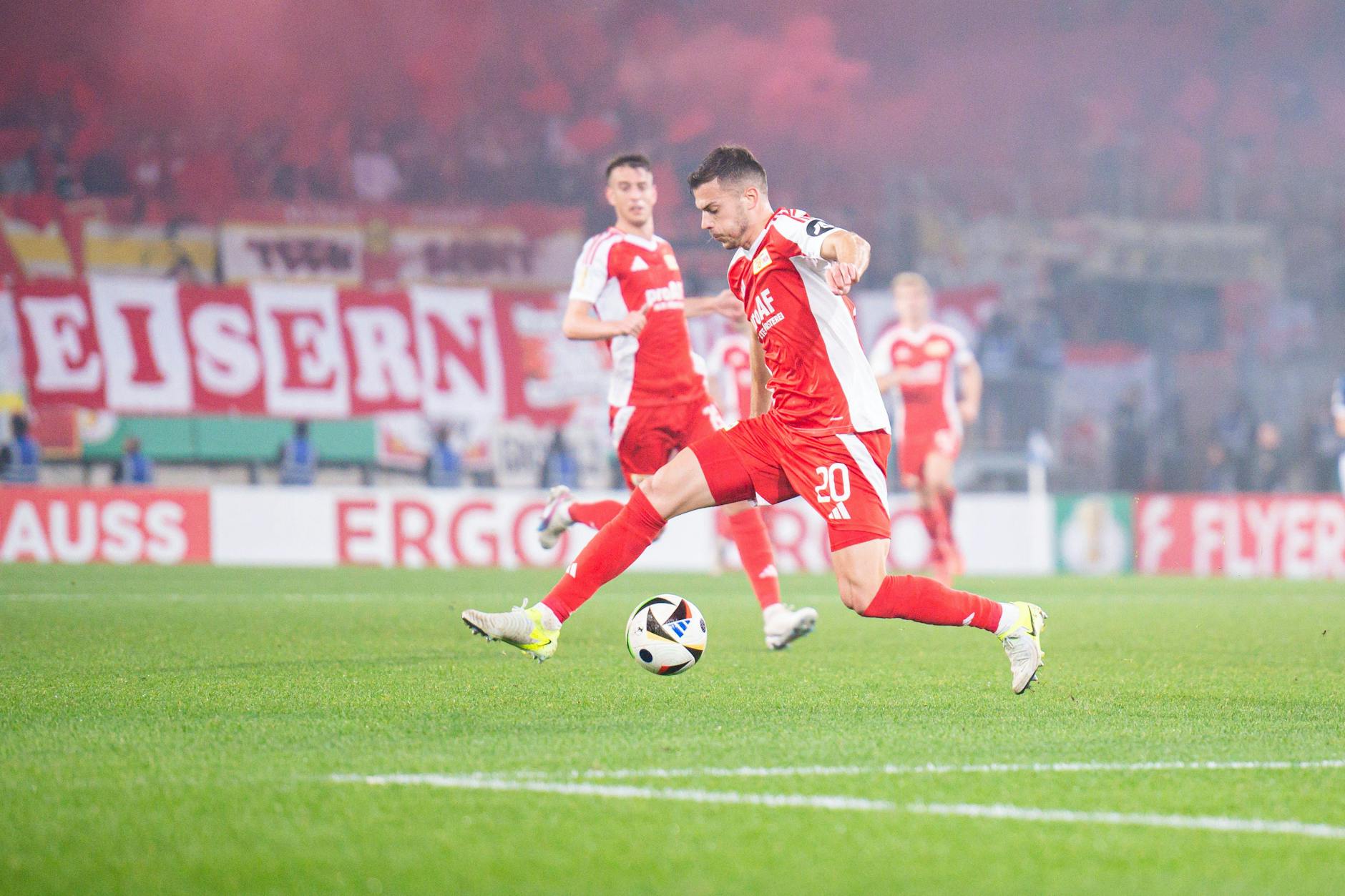 Laszlo Benes und der 1. FC Union strauchelten in der vergangenen Saison in der zweiten Runde des DFB-Pokals am späteren Finalisten Arminia Bielefeld.