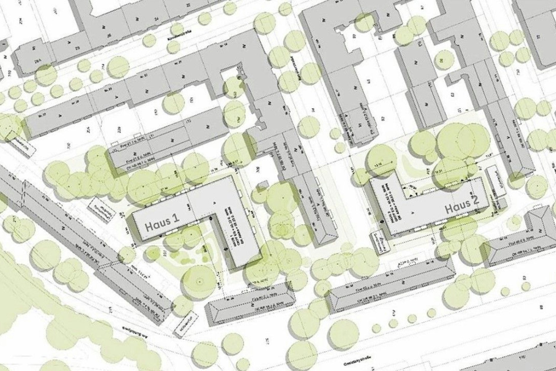 Die Visualisierung der Nachverdichtung