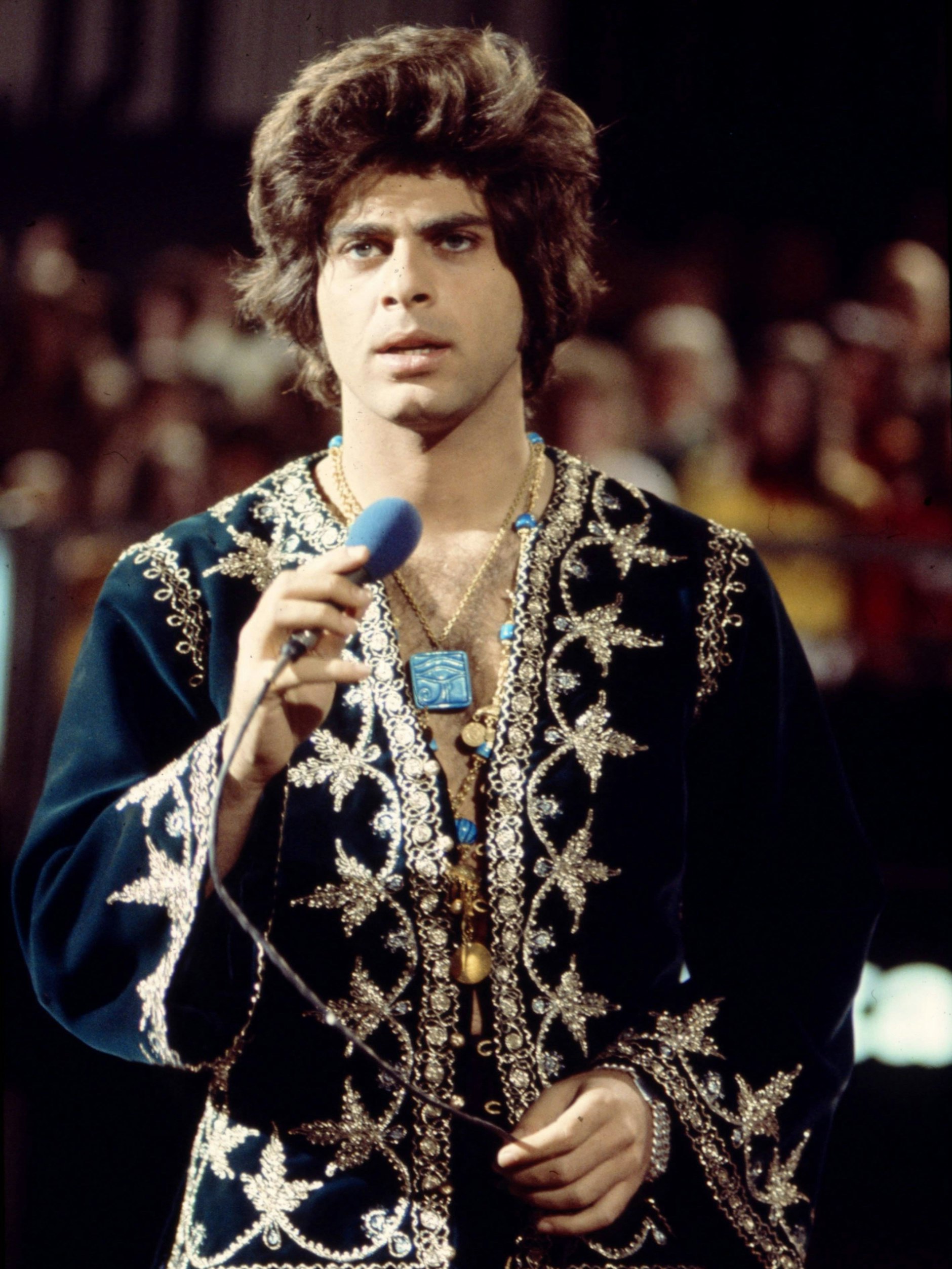 Ricky Shayne im Jahr 1971 auf der Bühne, so kannten ihn seine Fans.