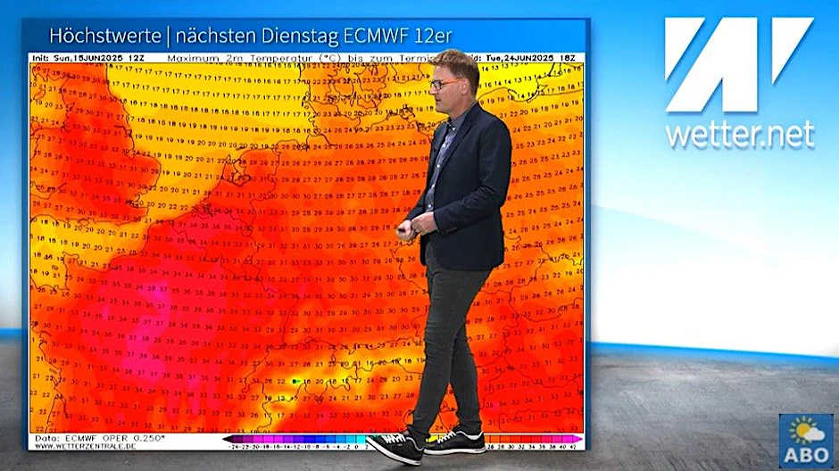 Das Wetter bleibt sommerlich. Nächsten Dienstag werden wieder deutlich über 30 Grad erreicht, weiß Meteorologe Dominik Jung. 