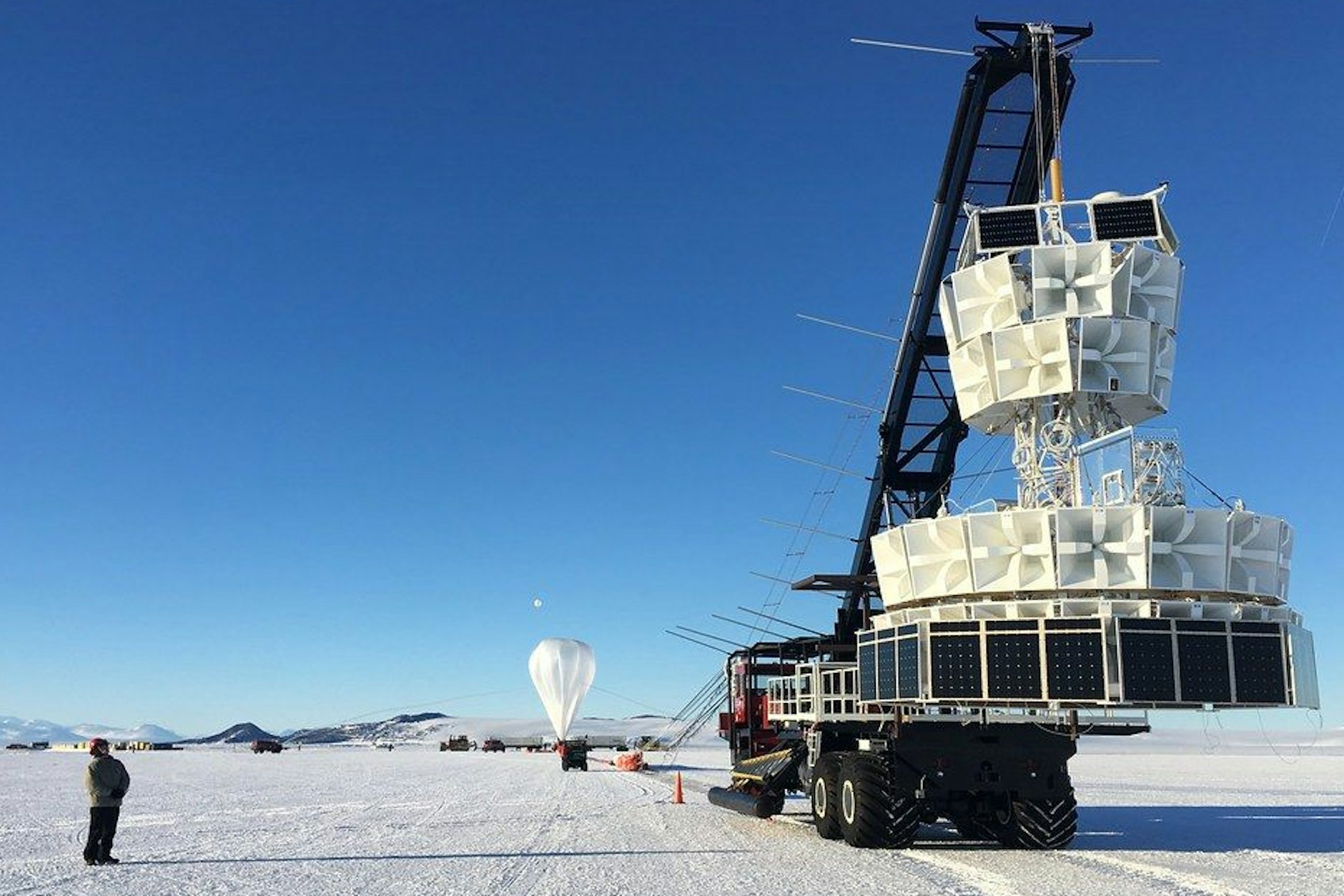 Das „Anita“-Experiment in der Antarktis (Archivbild)