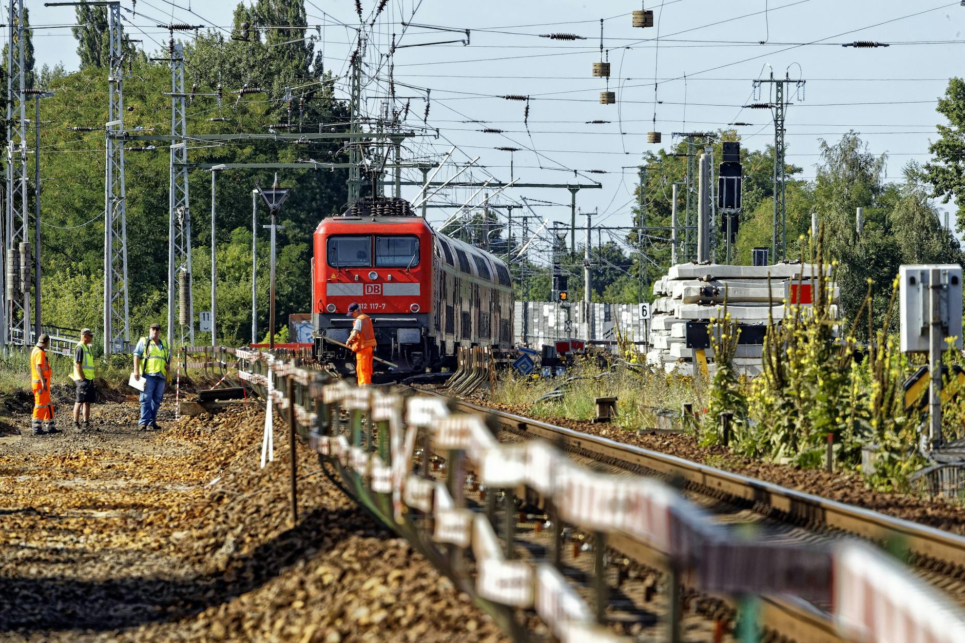Der Fernverkehr um Berlin ist beeinträchtigt.