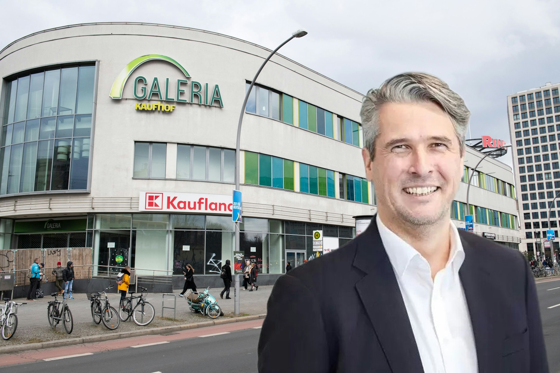 Er hatte Chef-Positionen bei Aldi und Lidl: Nun ist Roman Heini Chef bei Woolworth und will in den einstigen Kaufhof-Standort im Lichtenberger Ring-Center III hinein.