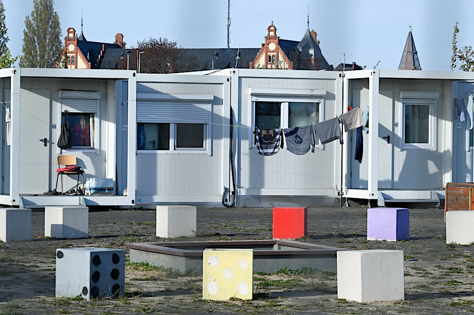 Die Container am Columbiadamm auf dem Tempelhofer Feld sind bereits Flüchtlingsunterkünfte.