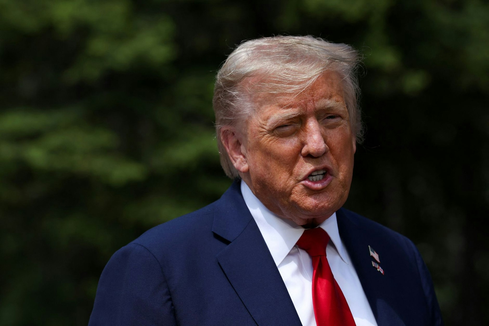 Zijn terugkeer naar het presidentschap veranderde de houding van de Europeanen ten opzichte van een staakt-het-vuren in Oekraïne: Donald Trump tijdens de G7-bijeenkomst in Canada