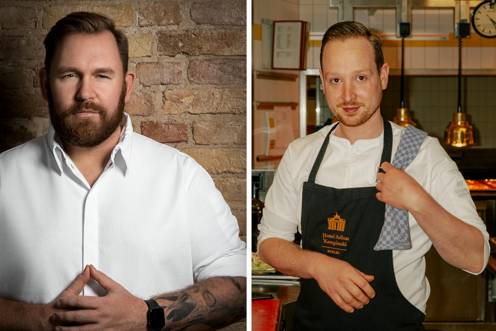 Haben beide einen Stern verloren: Björn Swanson vom Faelt (l.) und Jonas Zörner vom Lorenz Adlon Esszimmer.