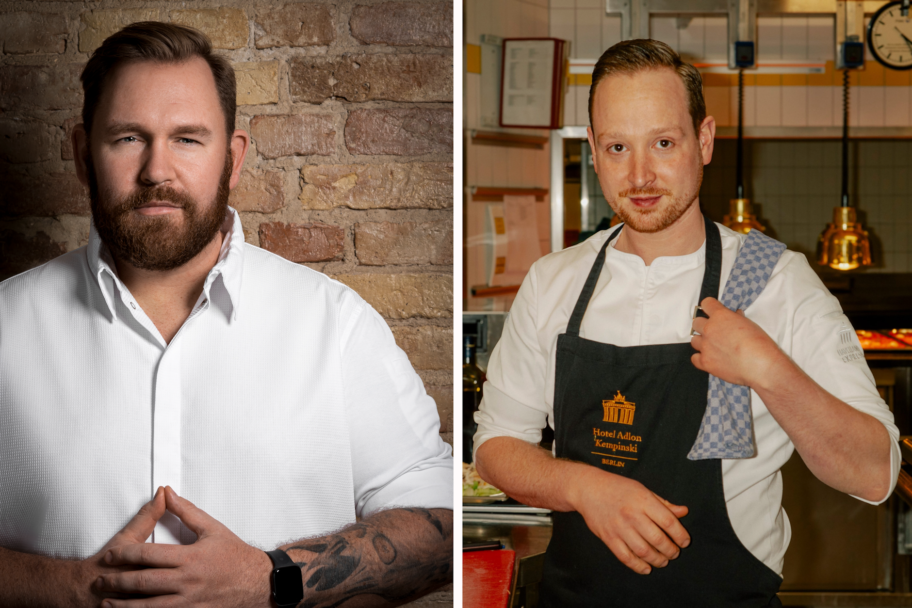 Haben beide einen Stern verloren: Björn Swanson vom Faelt (l.) und Jonas Zörner vom Lorenz Adlon Esszimmer.