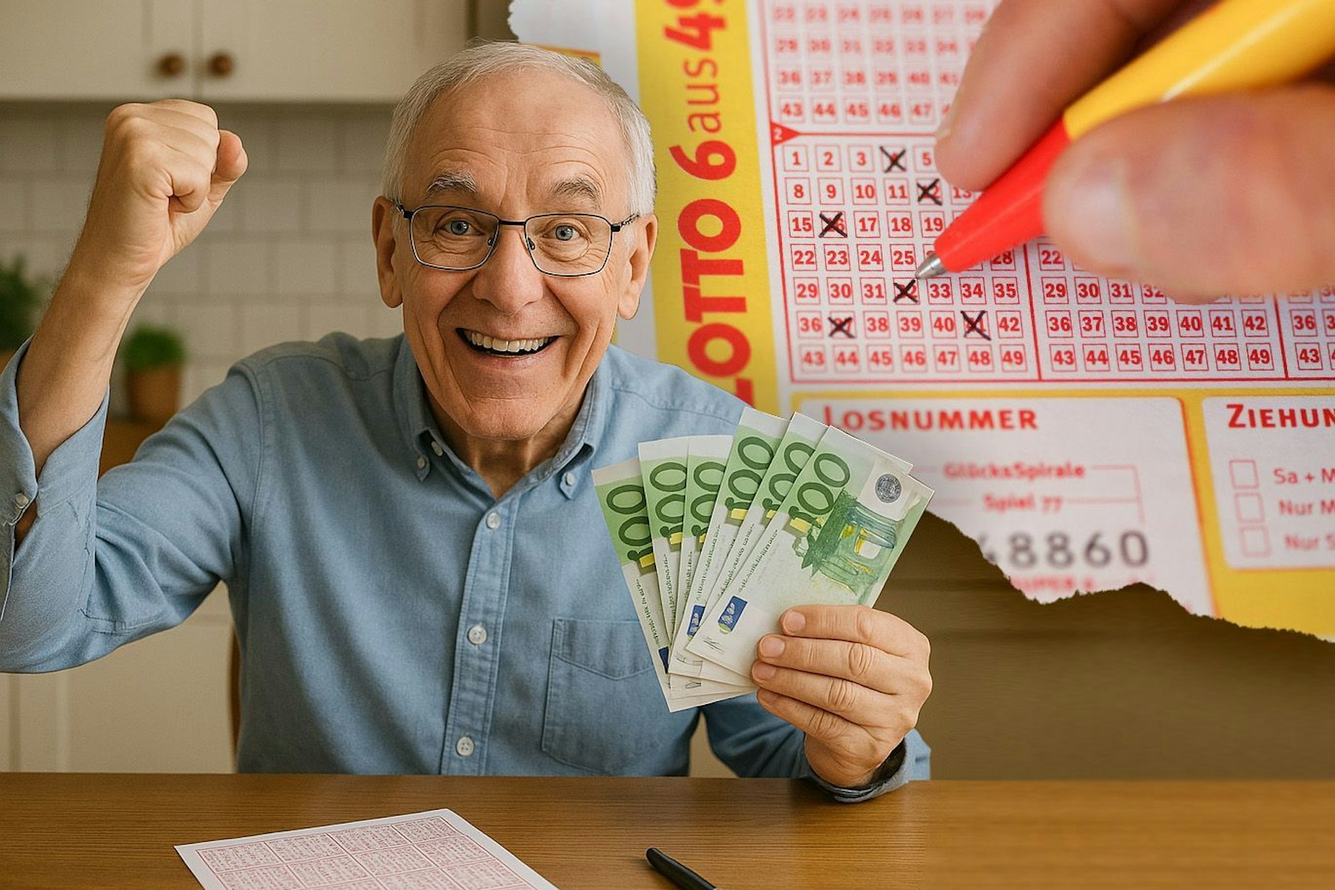 Auch in Deutschland spielen viele gern Lotto - doch alle, die bei 6 aus 49 ihre Kreuzchen setzen, können von einem Jackpot wie in Irland nur träumen. 250 Millionen Euro räumte ein Glückspilz dort jetzt ab.