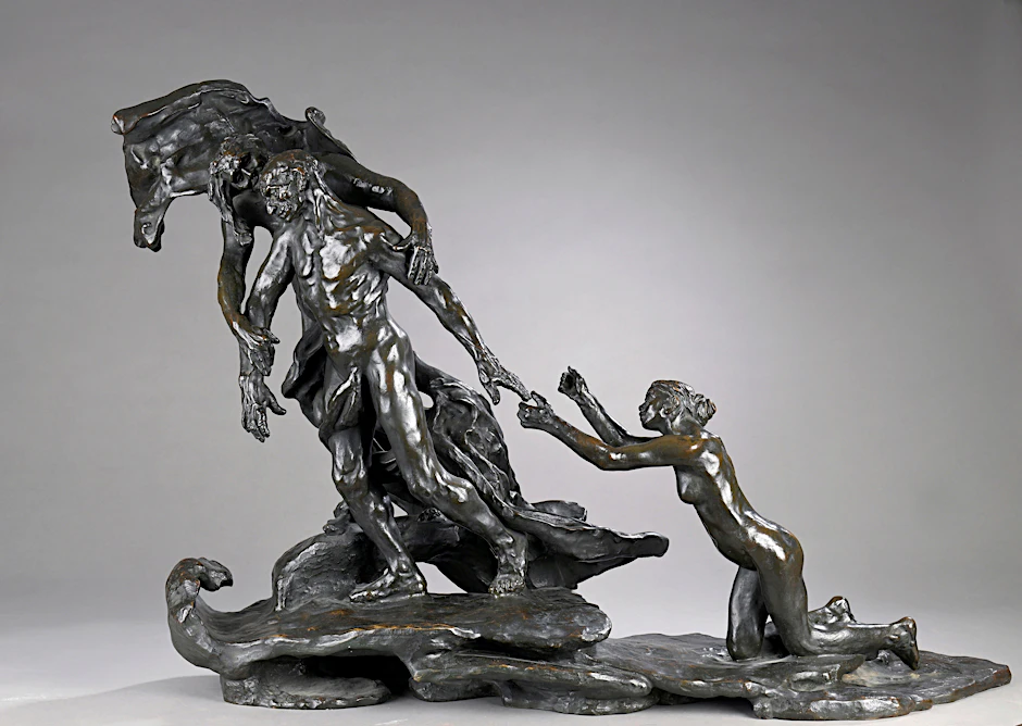 Highlight der Berliner Ausstellung: „Das reife Alter“, Bronze. Camille Claudels Meisterwerk von 1902