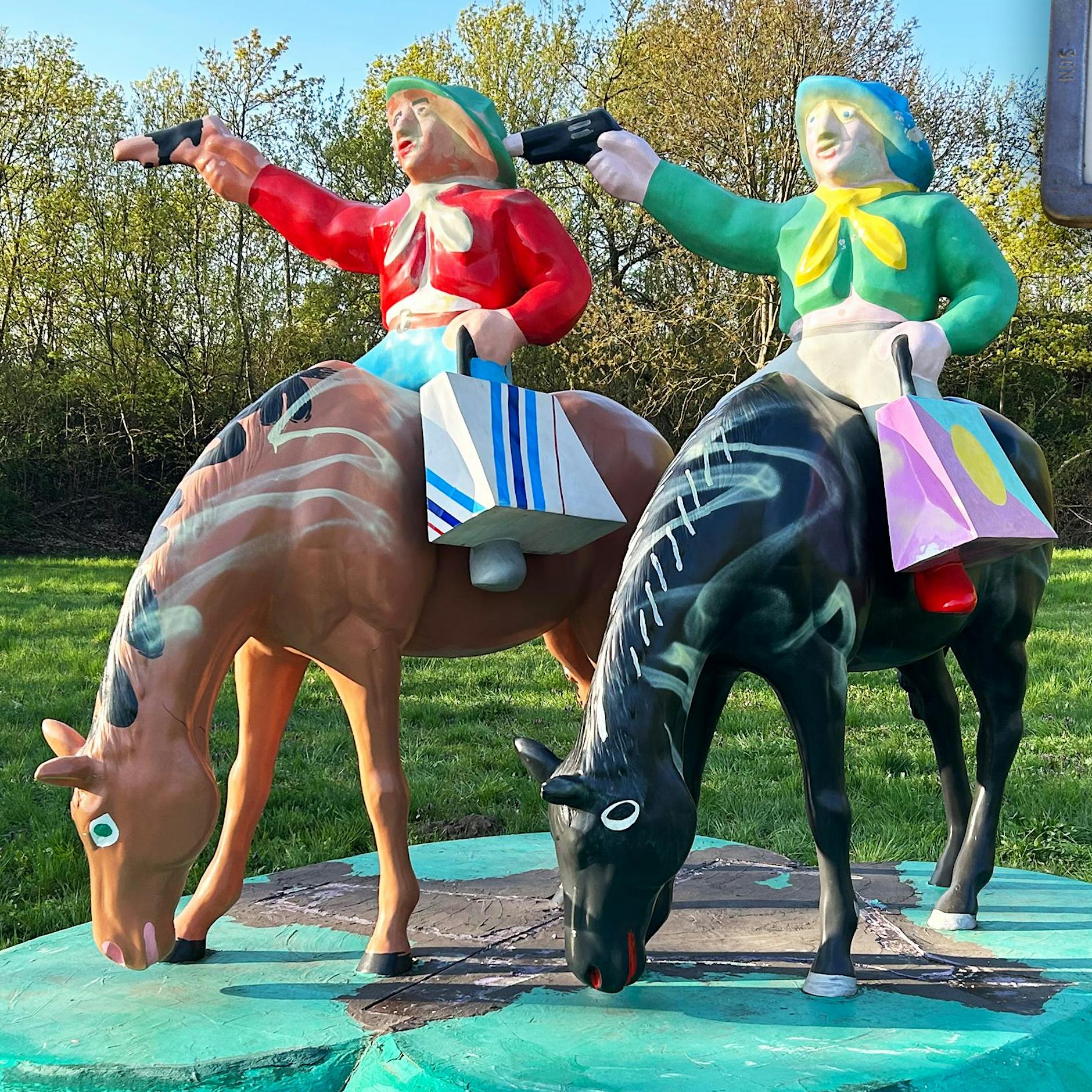 Rätsel der Märkischen Allee: Was machen die DDR-Cowboys in Biesdorf?